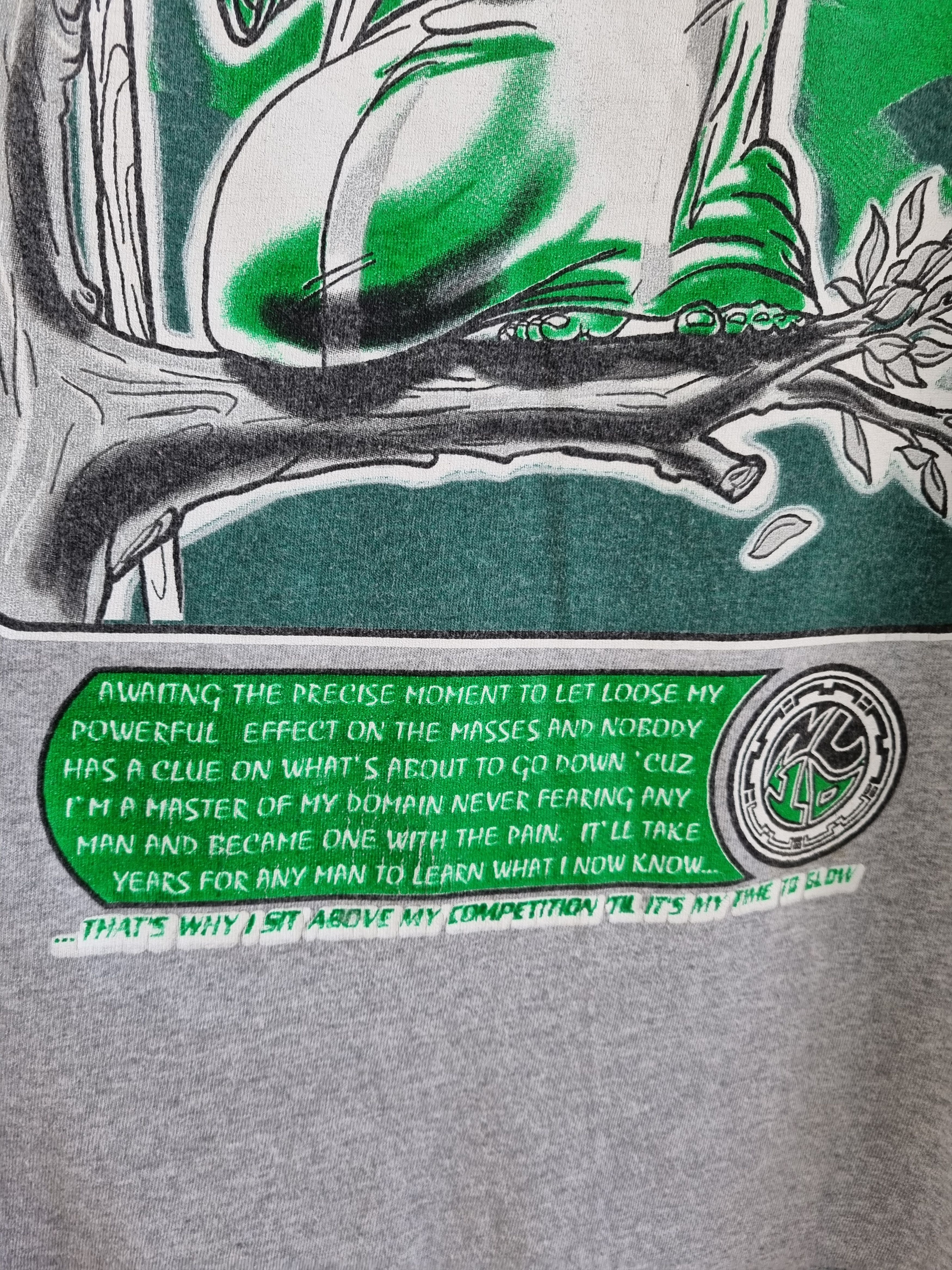 Rap Tees × Wu-Tang Clan 90s The Predator Big Print Band tee Rap Hip Hop Wutang Size US XL / EU 56 / 4 - 6 Thumbnail