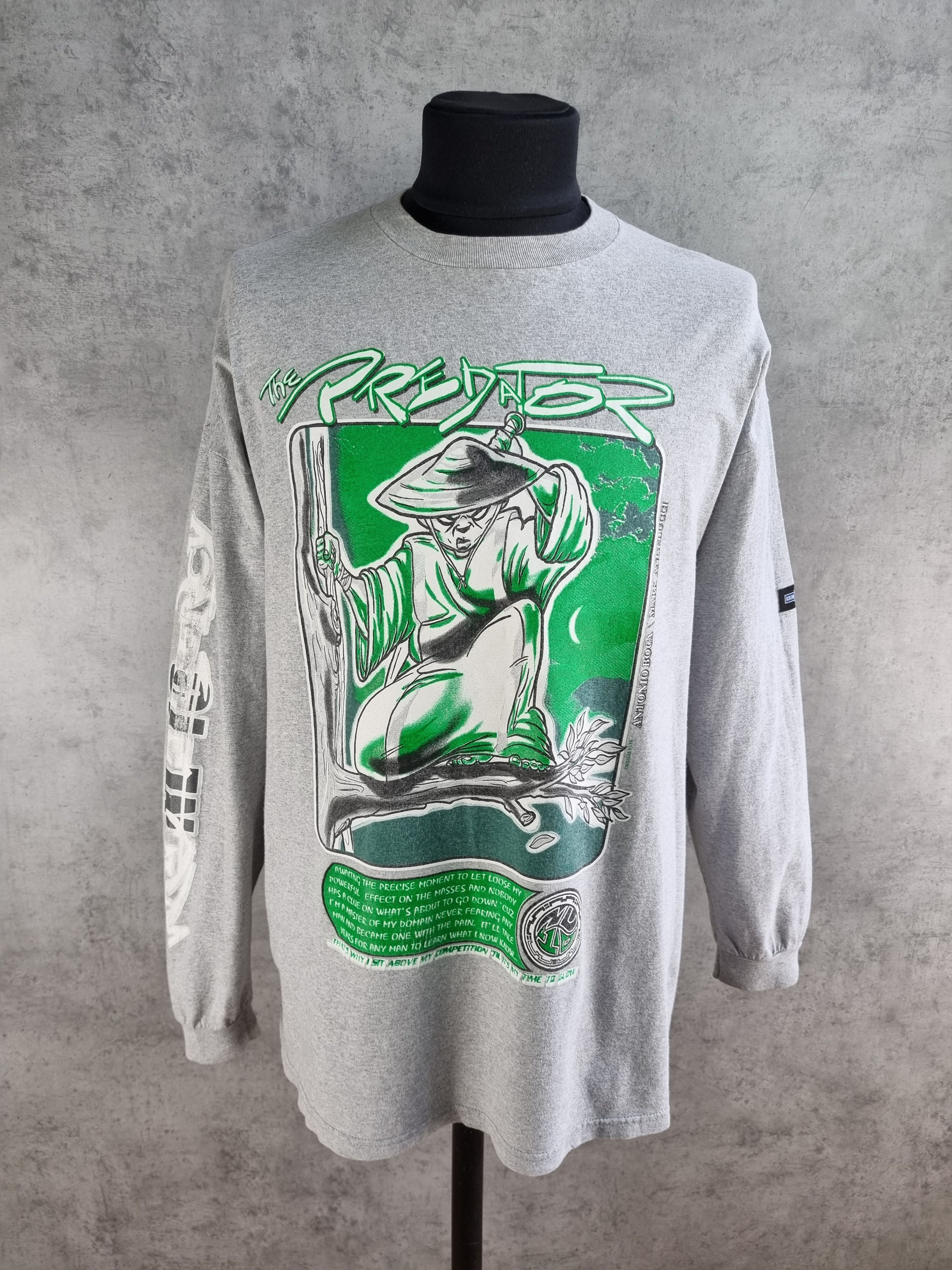 Rap Tees × Wu-Tang Clan 90s The Predator Big Print Band tee Rap Hip Hop Wutang Size US XL / EU 56 / 4 - 2 Thumbnail