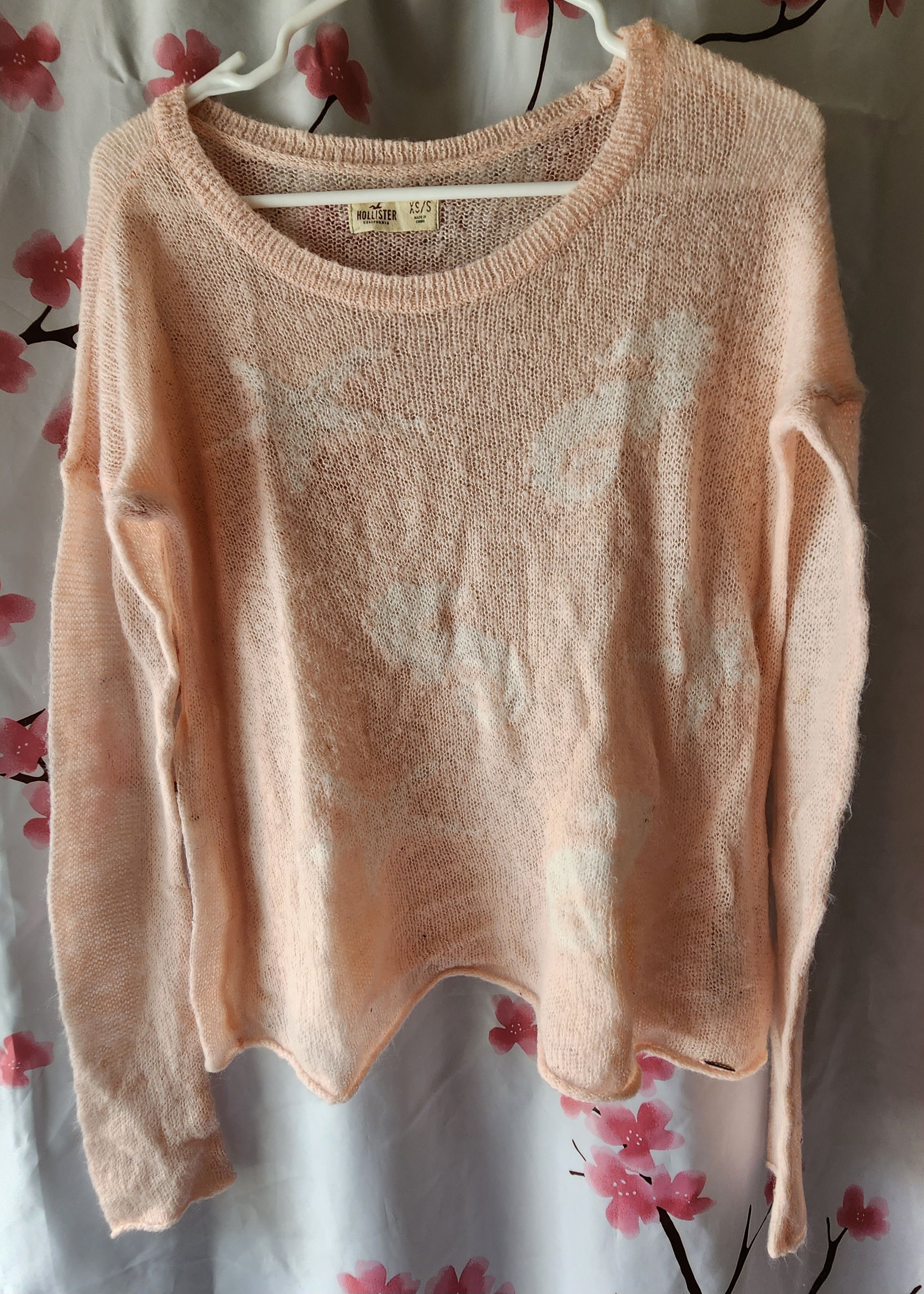 Hollister Hollister Co Pink Pullover Seahorse Starfish Sweater XS/S Size S / US 4 / IT 40 - 1 Thumbnail