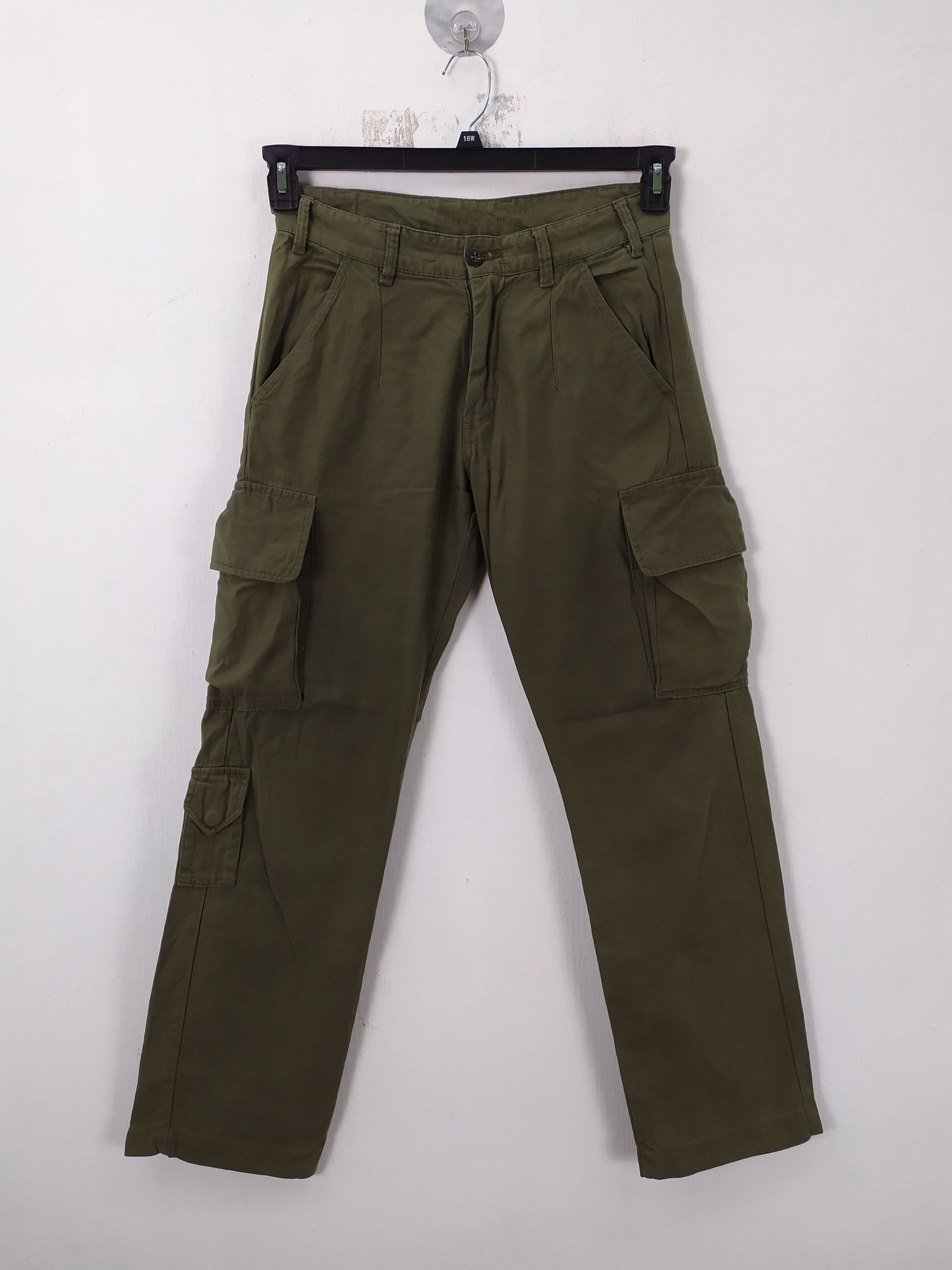 Retro Denim Multi Pocket Cargo Pants