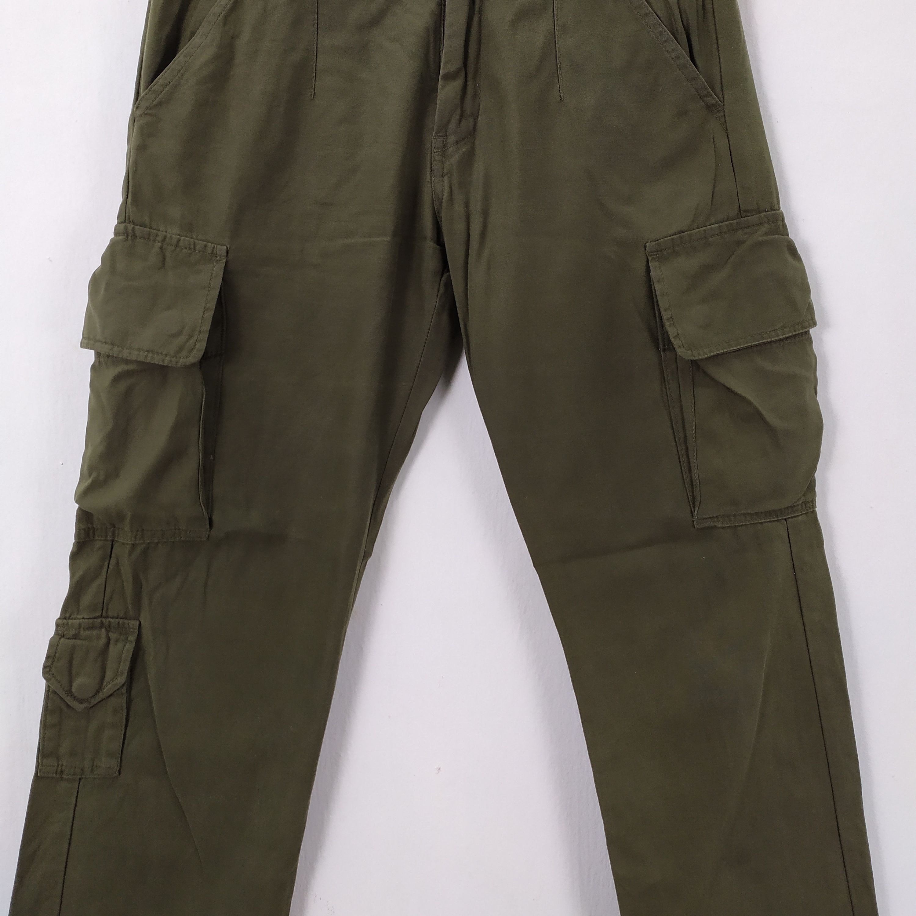 Japanese Brand RETRO! 7 POCKET CARGO PANTS/THE WORLD CARGO Size US 29 - 9 Thumbnail