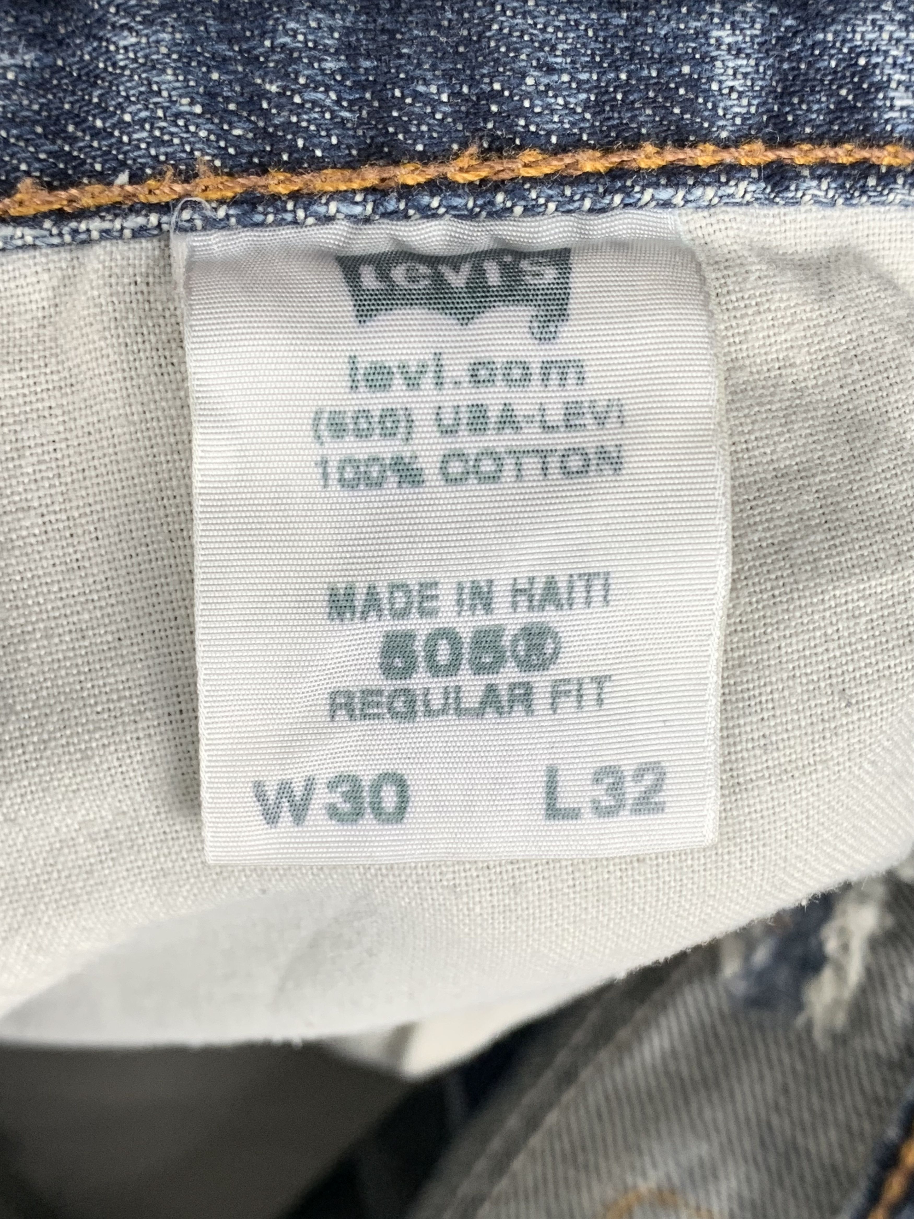 Levi's Vintage Levis 505 Faded Blue Jeans DP2121 Size US 29 - 10 Thumbnail