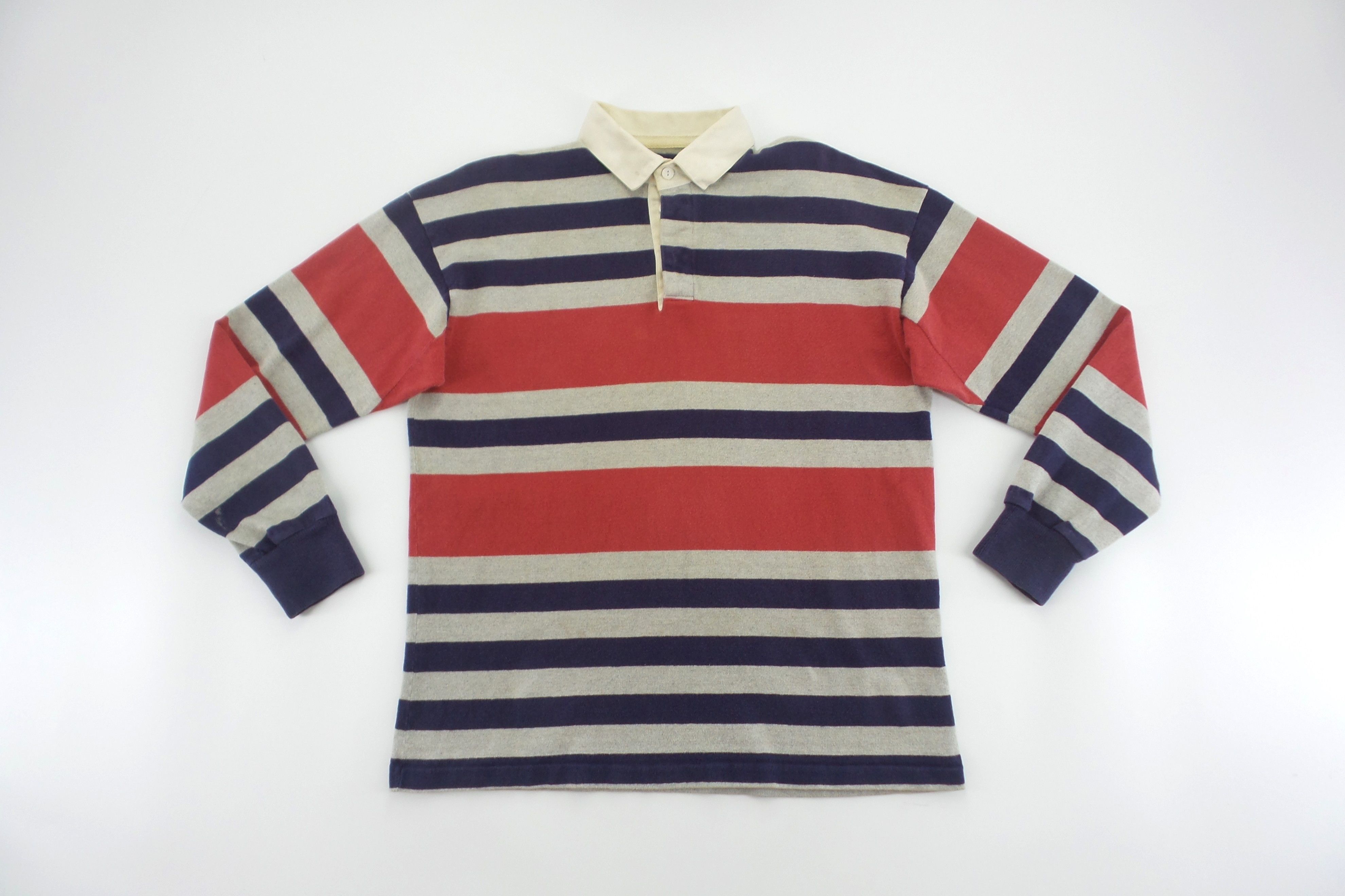 L.L. Bean L.L. Bean Regular Stripes Rugby Shirts Size US L / EU 52-54 / 3 - 1 Thumbnail