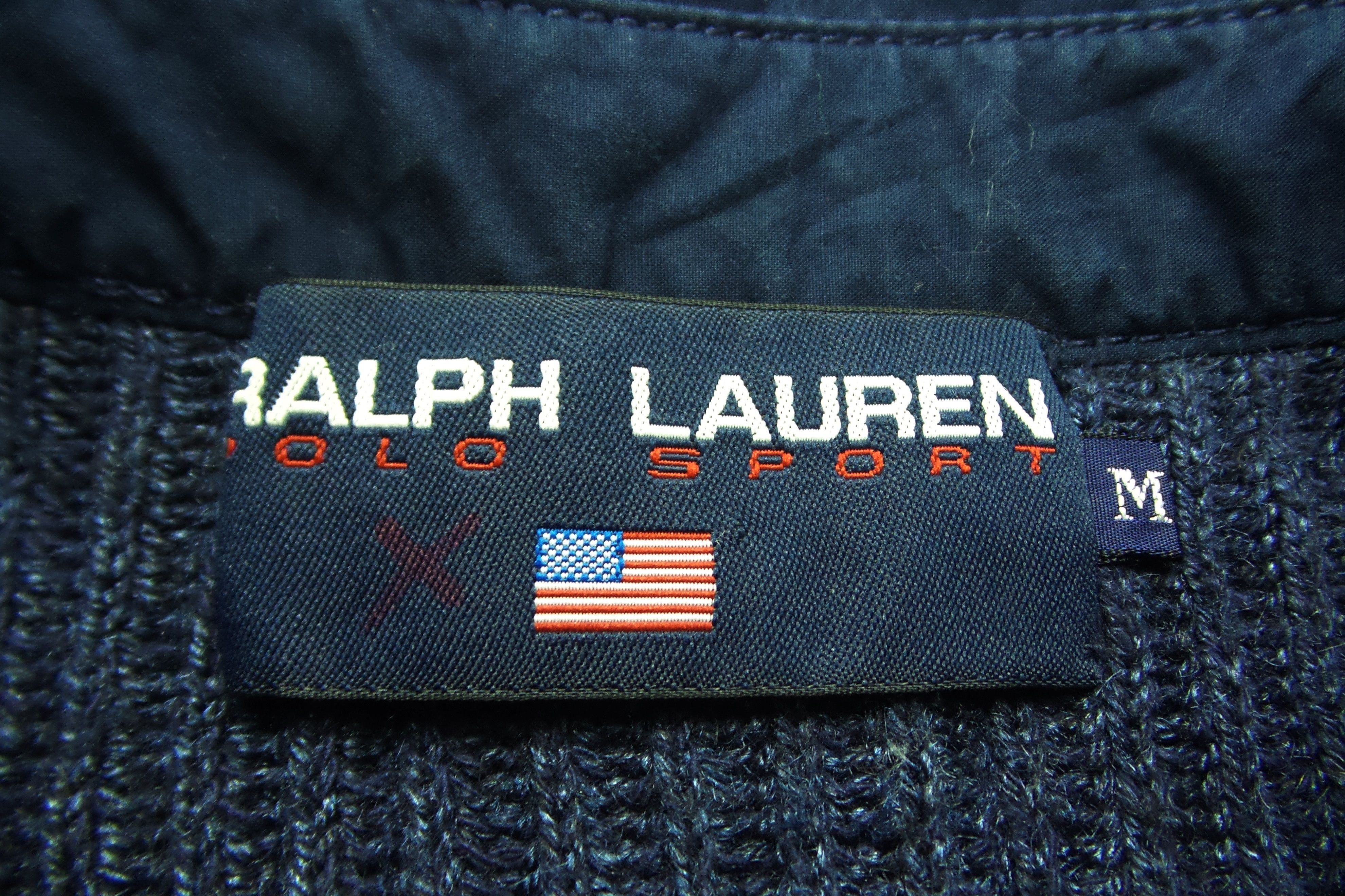 Polo Ralph Lauren × Ralph Lauren Ralph Lauren Polo Sport Cotton/Silk Knitwear Polo's Size M / US 6-8 / IT 42-44 - 3 Thumbnail