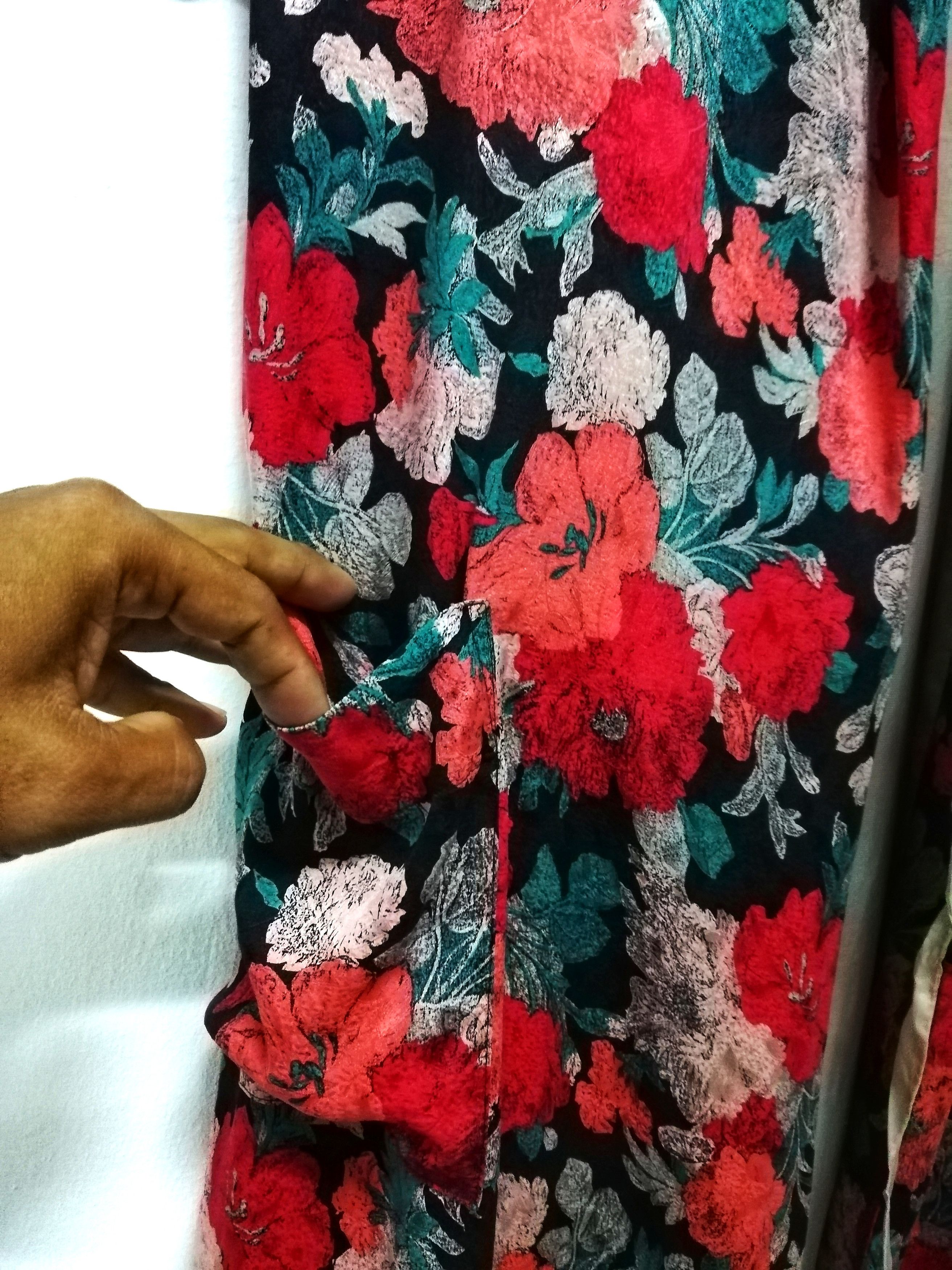 Japanese Brand × Vintage 🔥Kimono Cotton Japanese All Over Flower Fullprint Printed Size US M / EU 48-50 / 2 - 4 Thumbnail