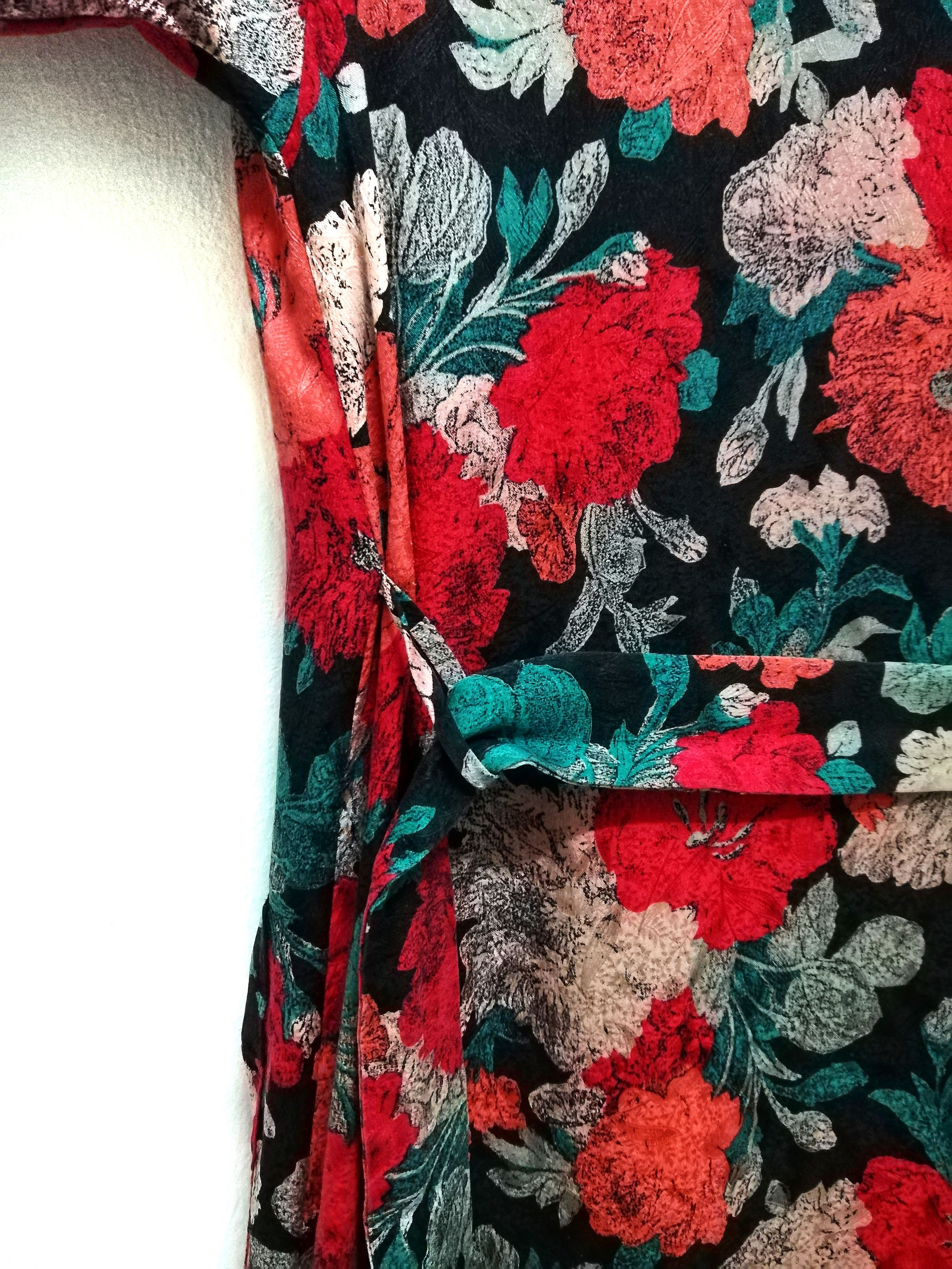 Japanese Brand × Vintage 🔥Kimono Cotton Japanese All Over Flower Fullprint Printed Size US M / EU 48-50 / 2 - 9 Thumbnail