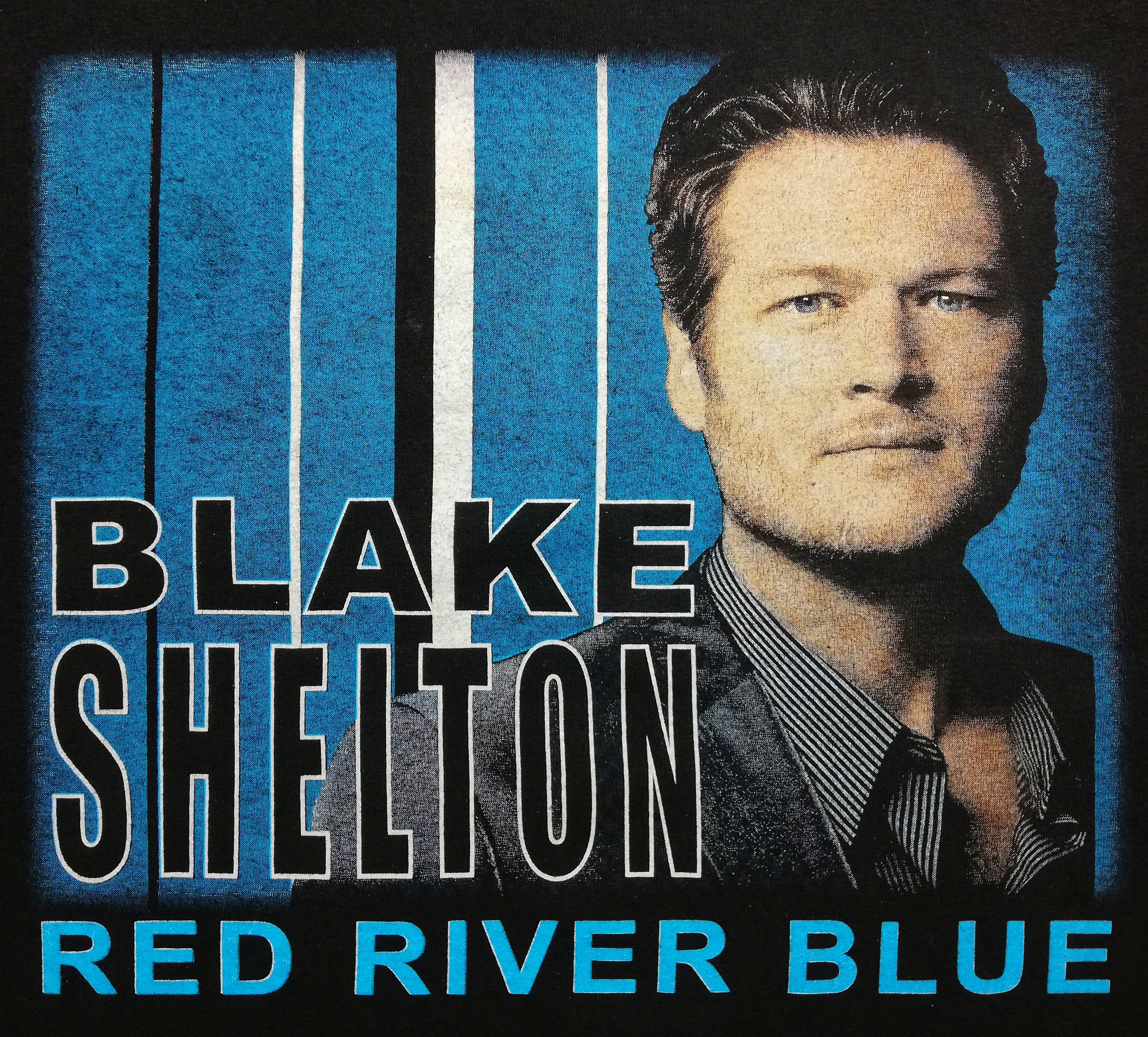 Alstyle 🔥Blake Shelton Red River Blue 2012 Tour Mens T Shirt🔥 Size US XL / EU 56 / 4 - 2 Thumbnail