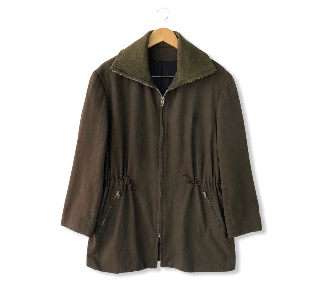 Yohji Yamamoto RARE🔥 A/W 1994 YOHJI YAMAMOTO MILITARY GREEN WOOL JACKET Size US M / EU 48-50 / 2 - 4 Thumbnail