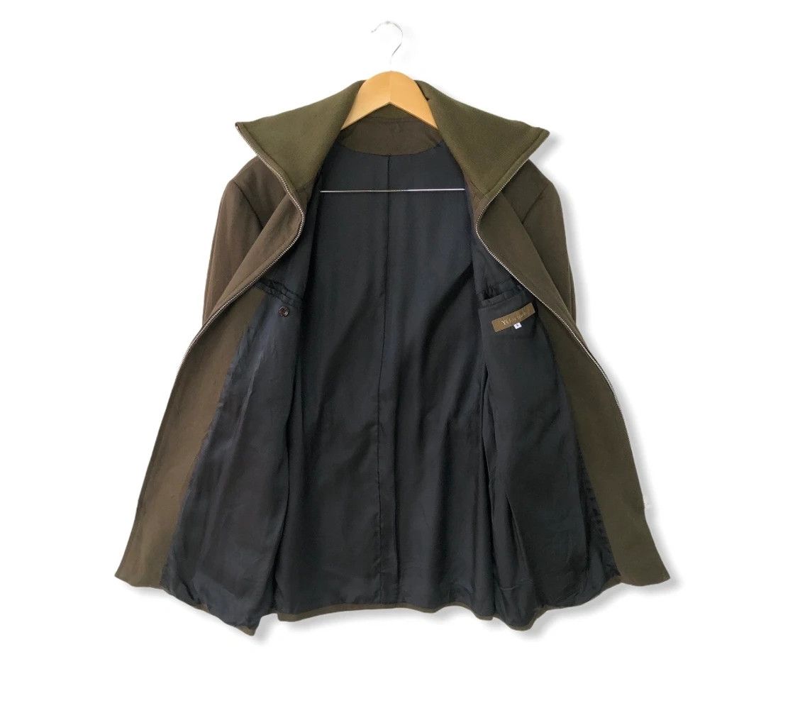 Yohji Yamamoto RARE🔥 A/W 1994 YOHJI YAMAMOTO MILITARY GREEN WOOL JACKET Size US M / EU 48-50 / 2 - 3 Thumbnail