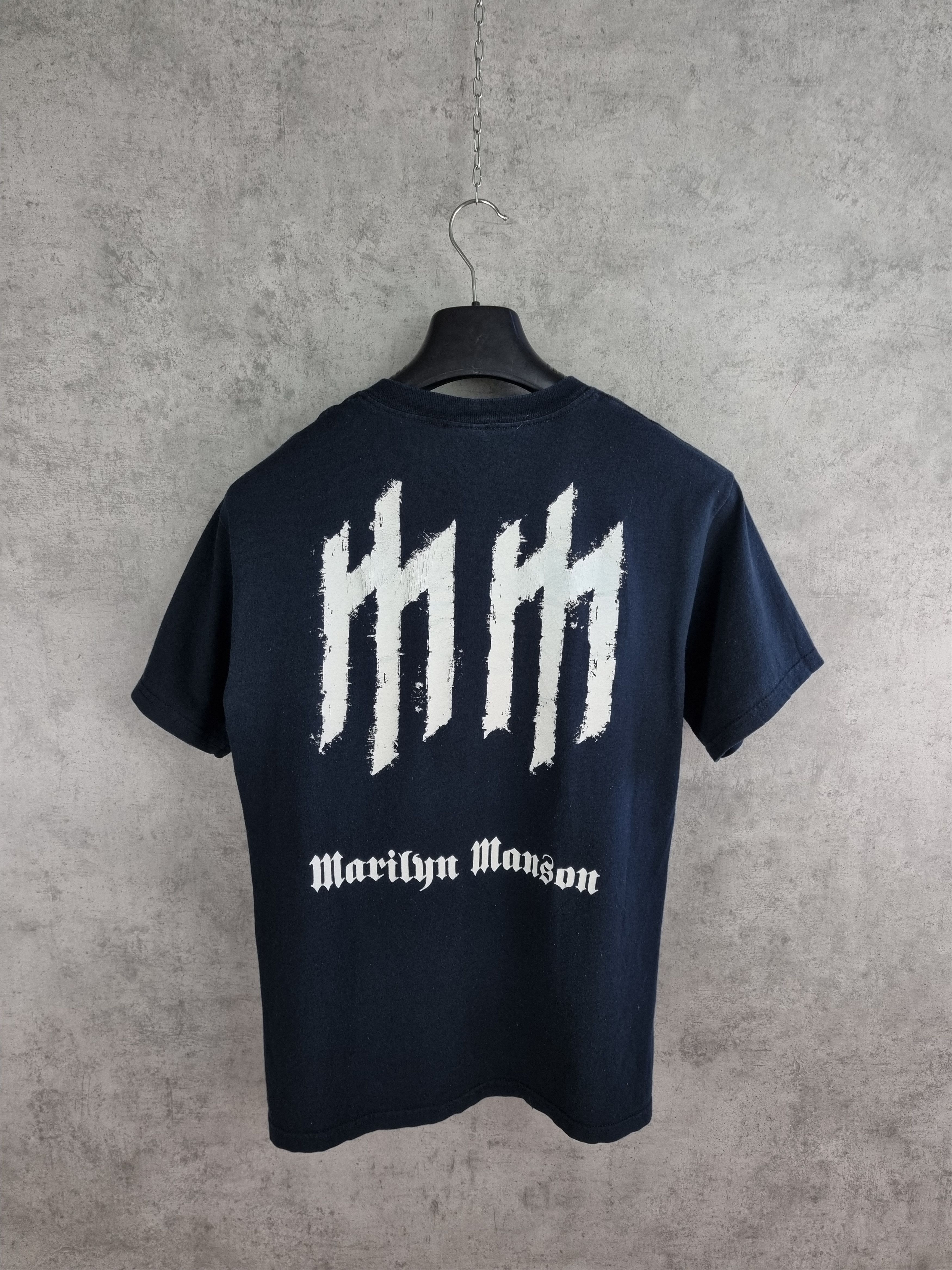 Band Tees × Marilyn Manson Rare Vintage MM Marilyn Manson Tee shirt Size US M / EU 48-50 / 2 - 1 Thumbnail