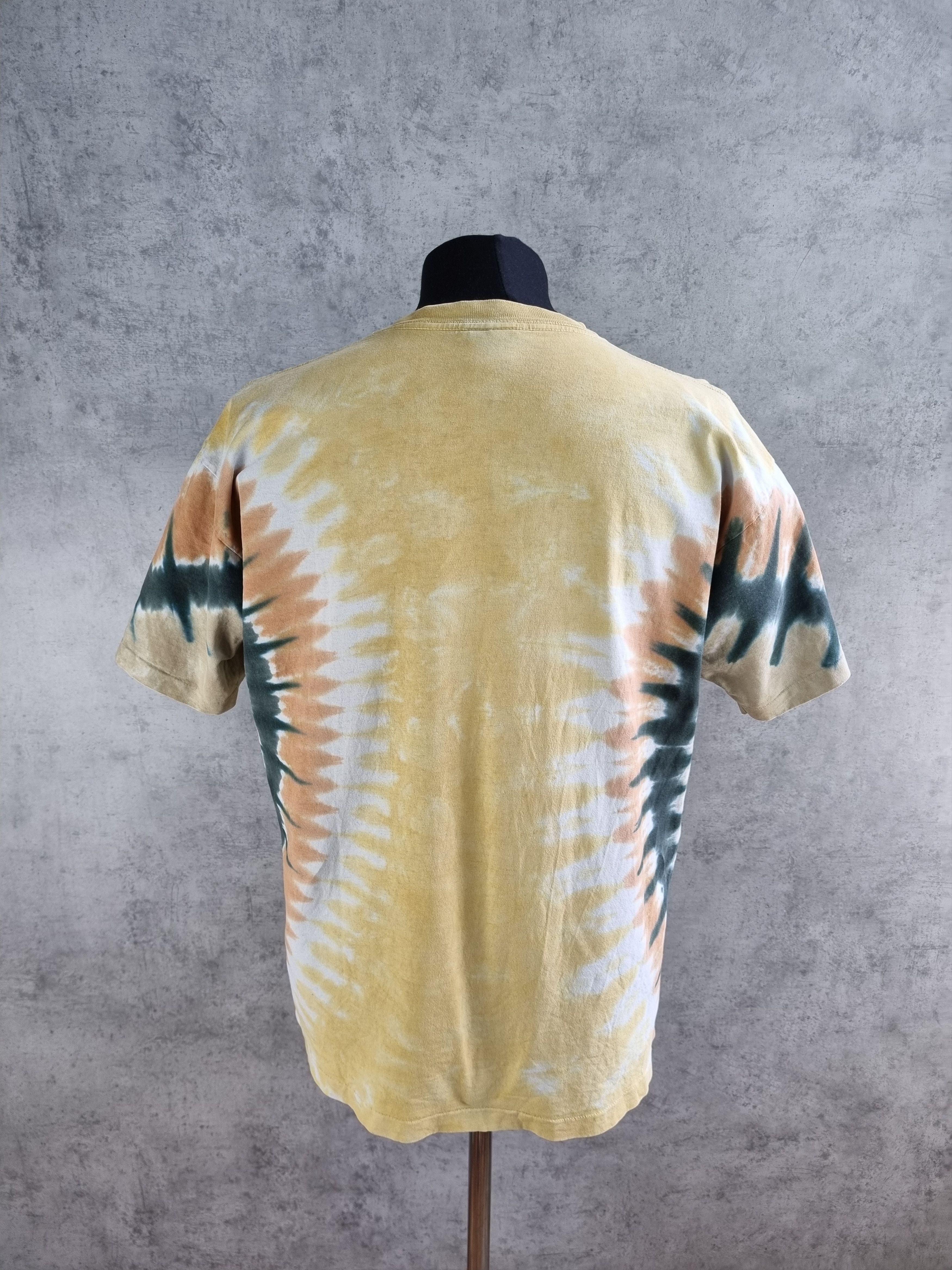 Led Zeppelin × Liquid Blue × Vintage 90s Led Zeppelin Single Stitch Rare Tie Dye tee shirt Size US L / EU 52-54 / 3 - 2 Thumbnail