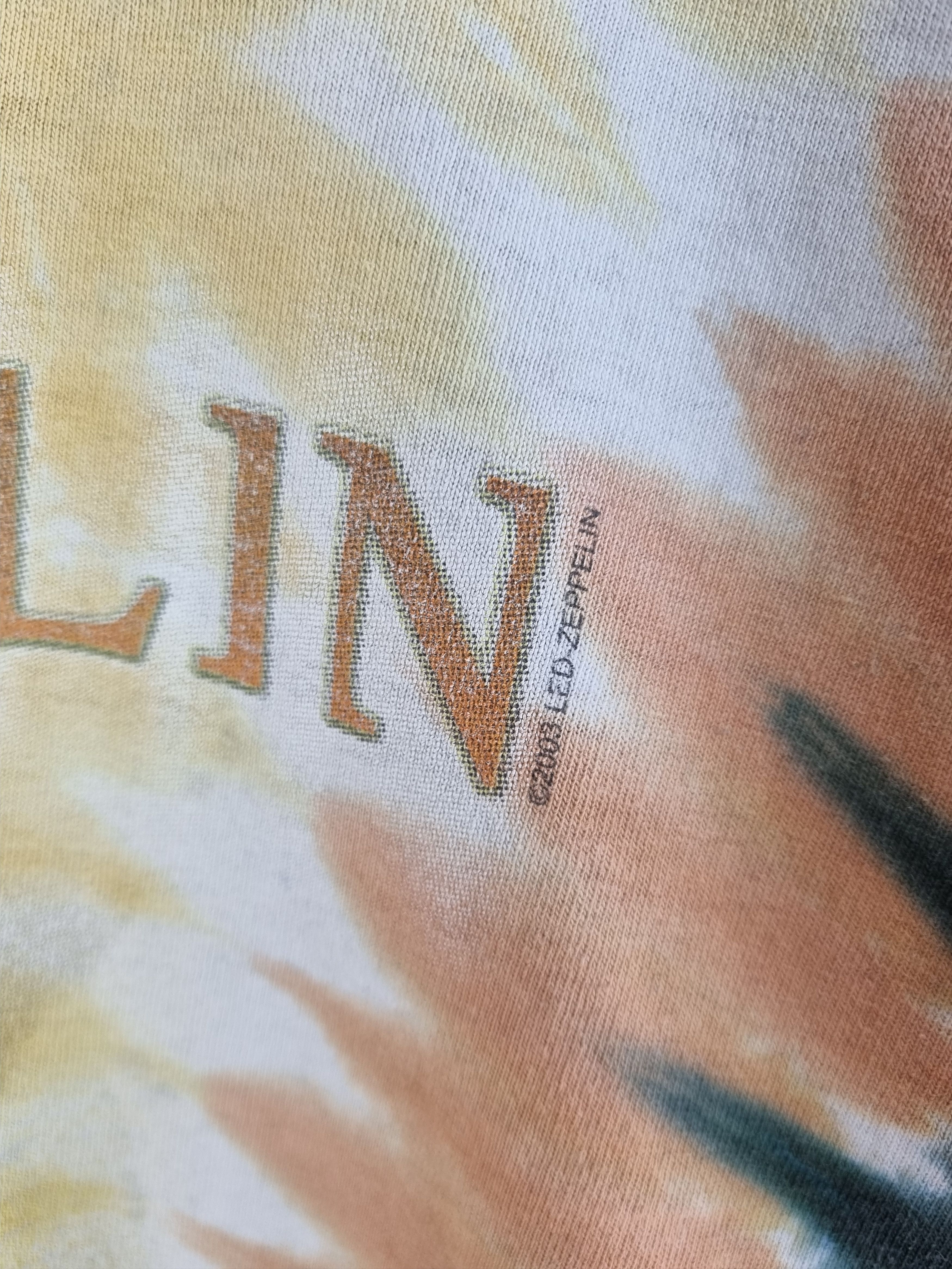Led Zeppelin × Liquid Blue × Vintage 90s Led Zeppelin Single Stitch Rare Tie Dye tee shirt Size US L / EU 52-54 / 3 - 11 Thumbnail