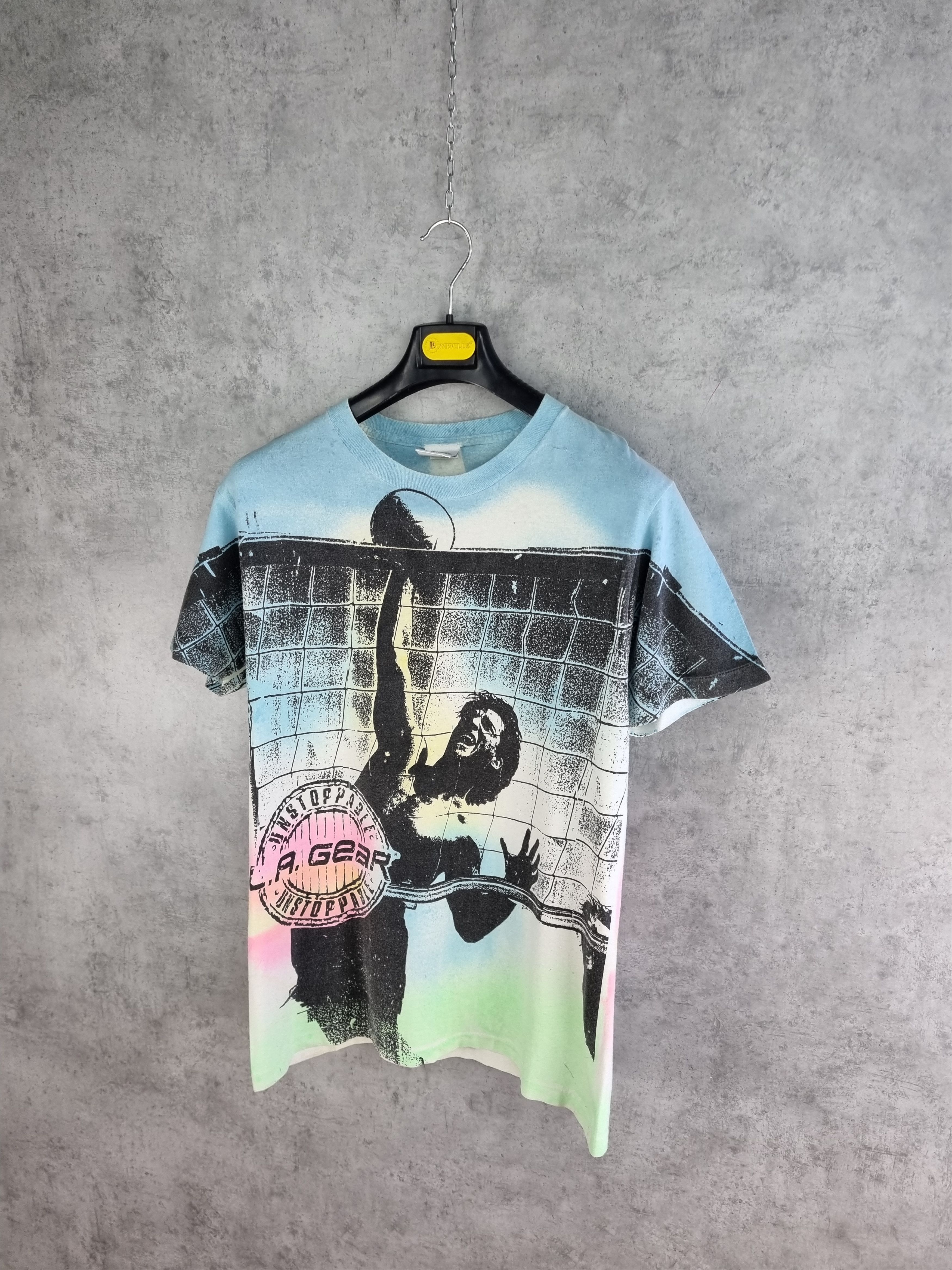 La Gear × Vintage Very Rare 80s LA GEAR Single Stitch Tee shirt Size US M / EU 48-50 / 2 - 5 Thumbnail