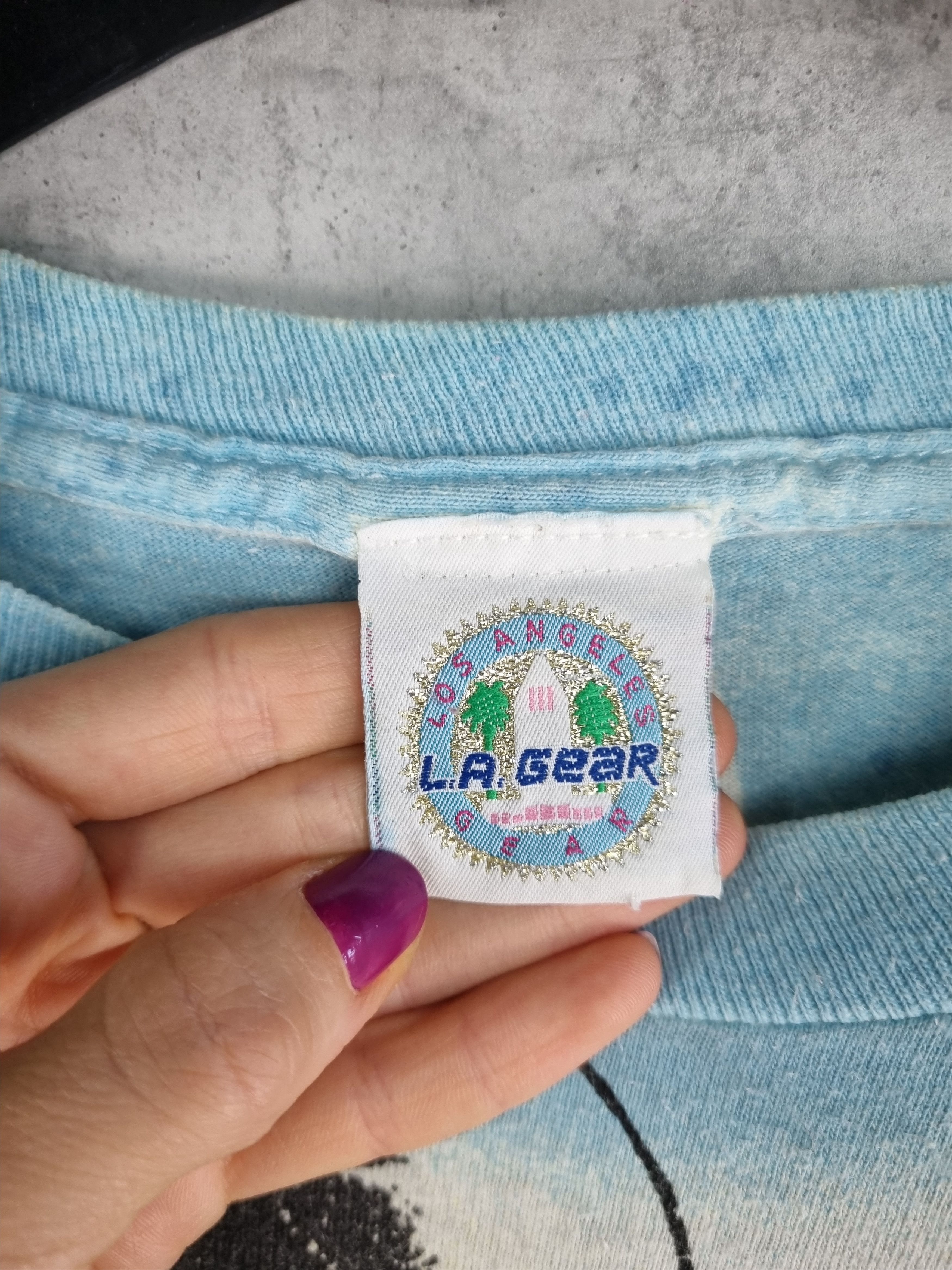 La Gear × Vintage Very Rare 80s LA GEAR Single Stitch Tee shirt Size US M / EU 48-50 / 2 - 3 Thumbnail