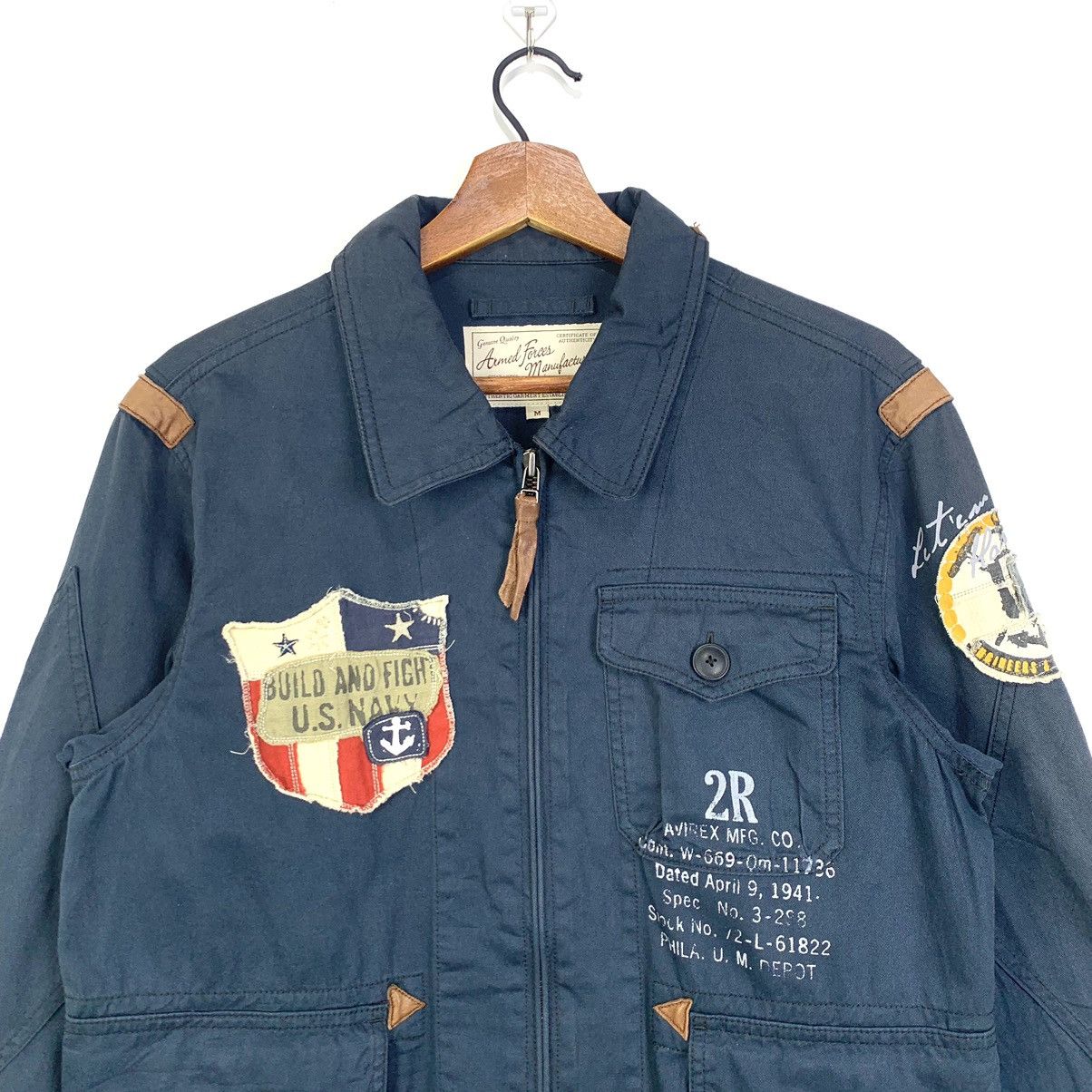 Avirex × Vintage Vintage Avirex Armed Forces Us Navy Style Jacket Size S Size US S / EU 44-46 / 1 - 2 Thumbnail