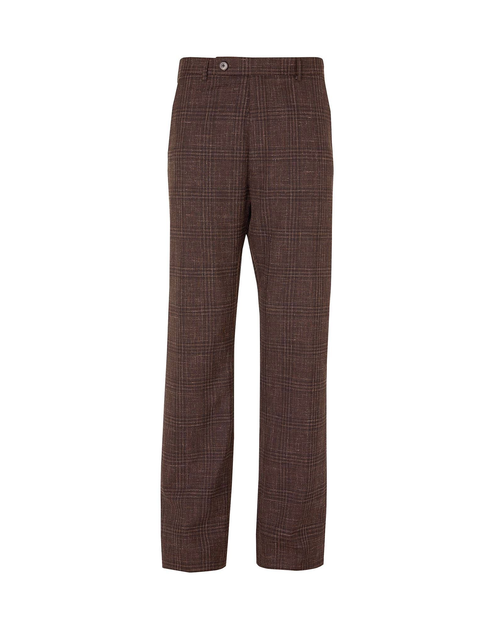 image of Martine Rose Casual Pants In Dark Brown, Men's (Size 32)