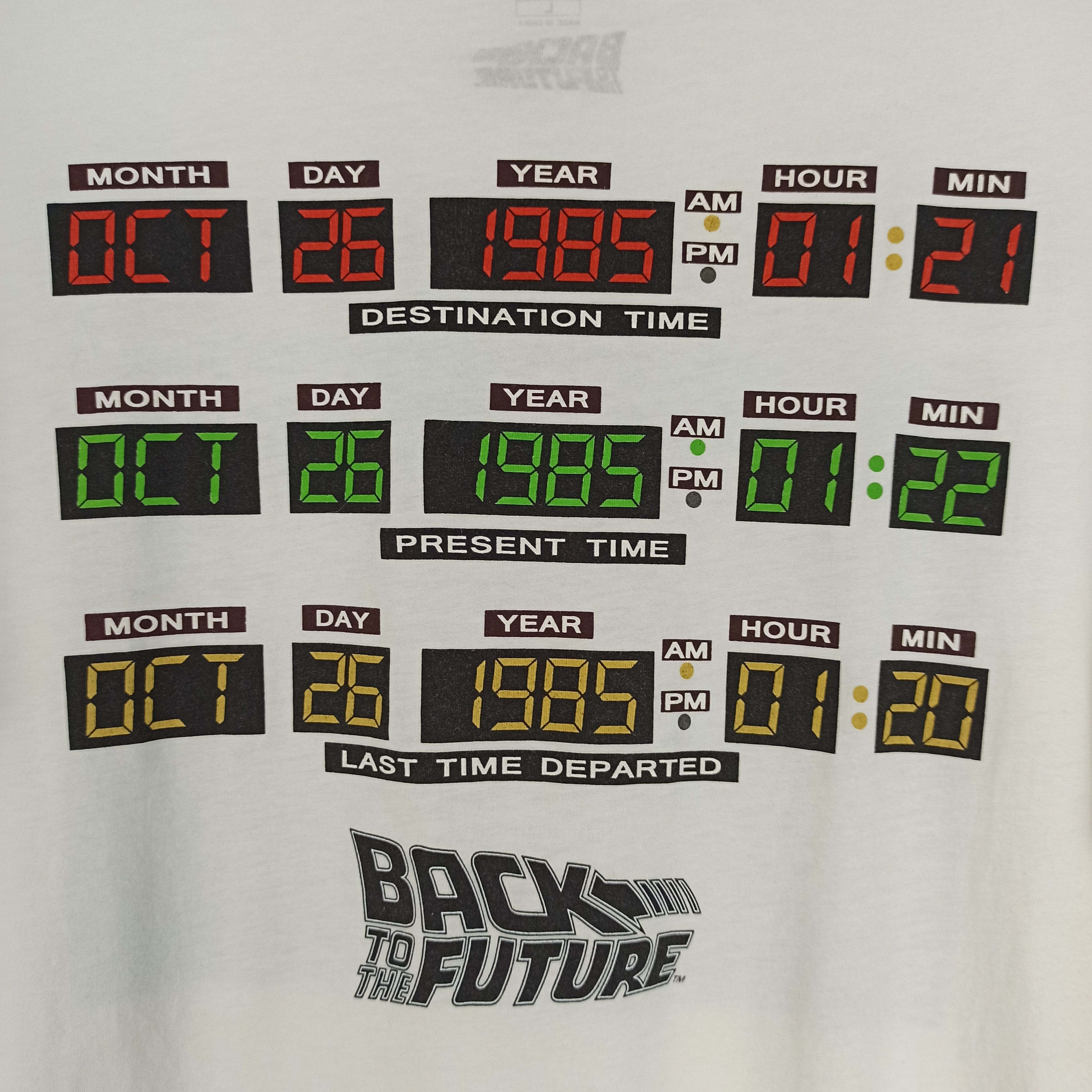 Uniqlo 🔥Rare🔥 Movie Back To The Future Promo T-shirt Size US L / EU 52-54 / 3 - 7 Thumbnail