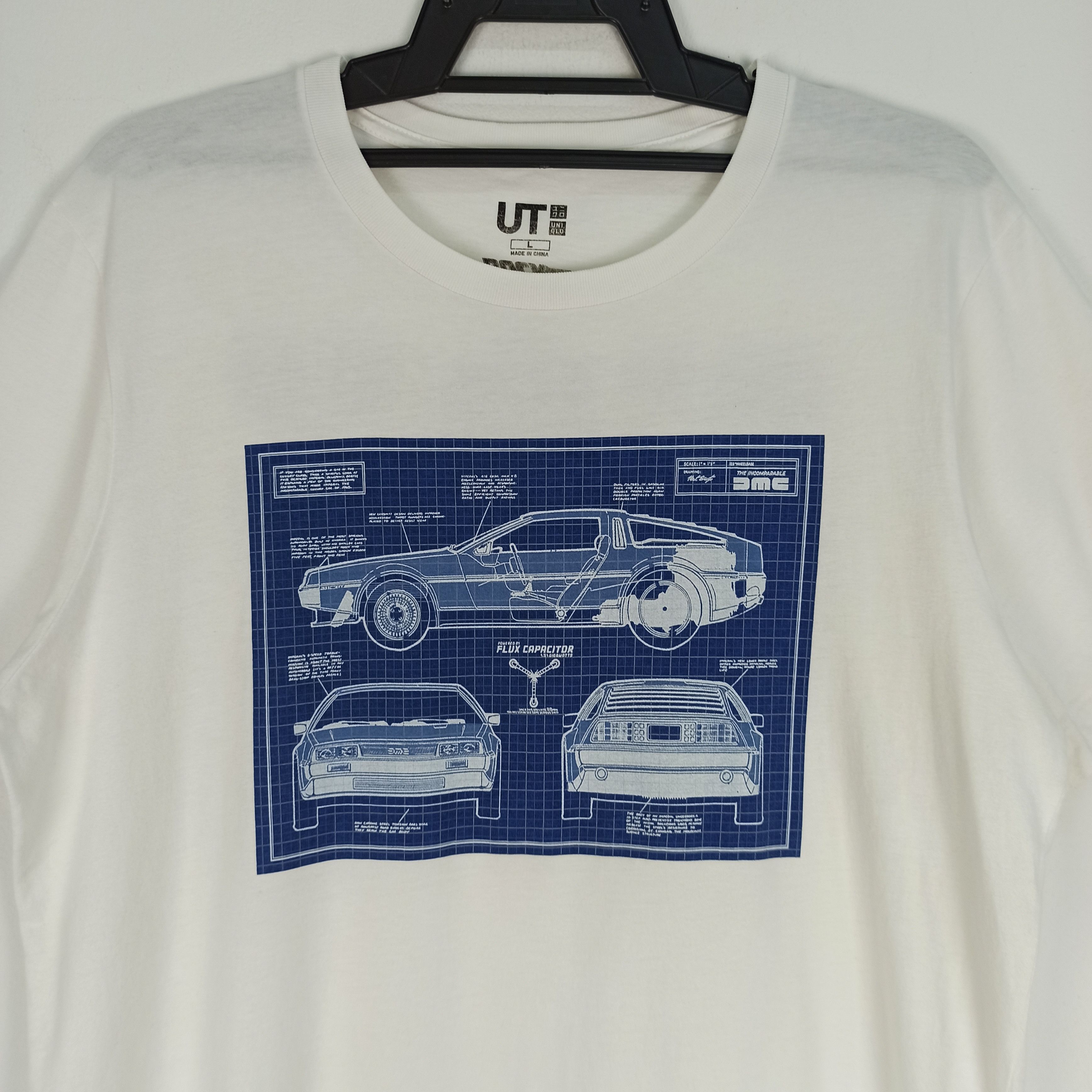 Uniqlo 🔥Rare🔥 Movie Back To The Future Promo T-shirt Size US L / EU 52-54 / 3 - 2 Thumbnail