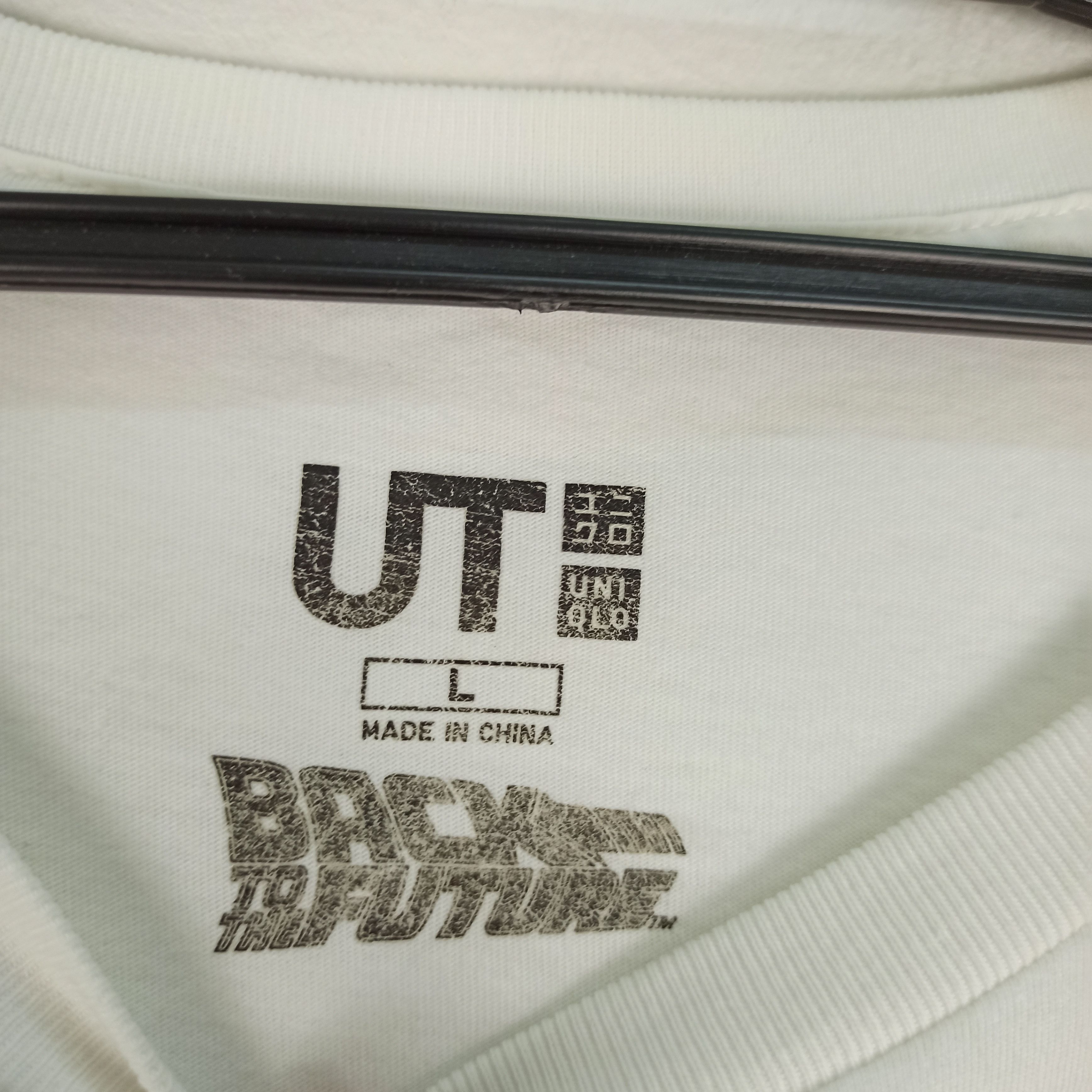 Uniqlo 🔥Rare🔥 Movie Back To The Future Promo T-shirt Size US L / EU 52-54 / 3 - 9 Thumbnail