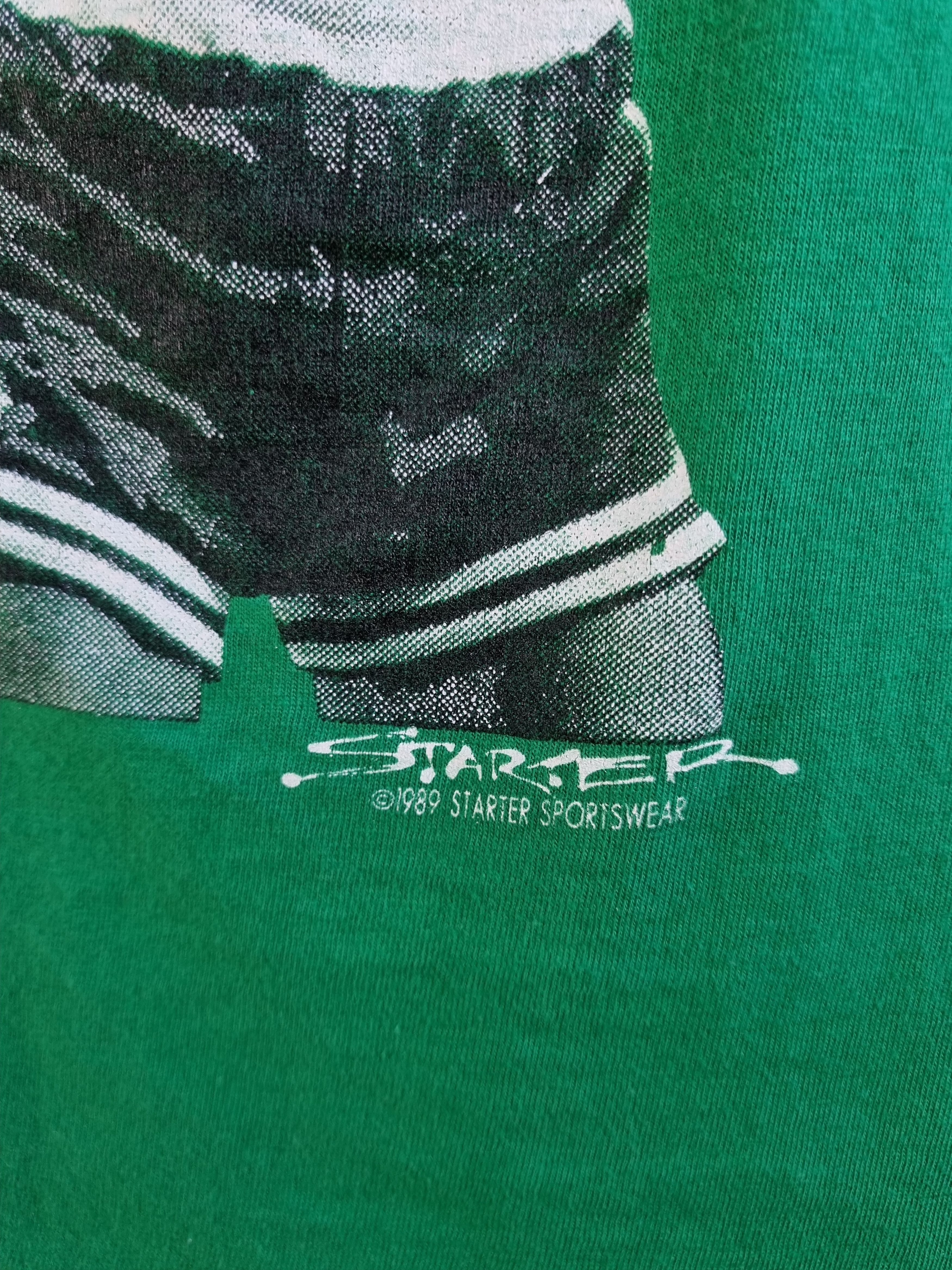 NBA × Starter 1989 Single Stitch Larry Bird Boston Celtics Vintage tee Size US M / EU 48-50 / 2 - 6 Thumbnail