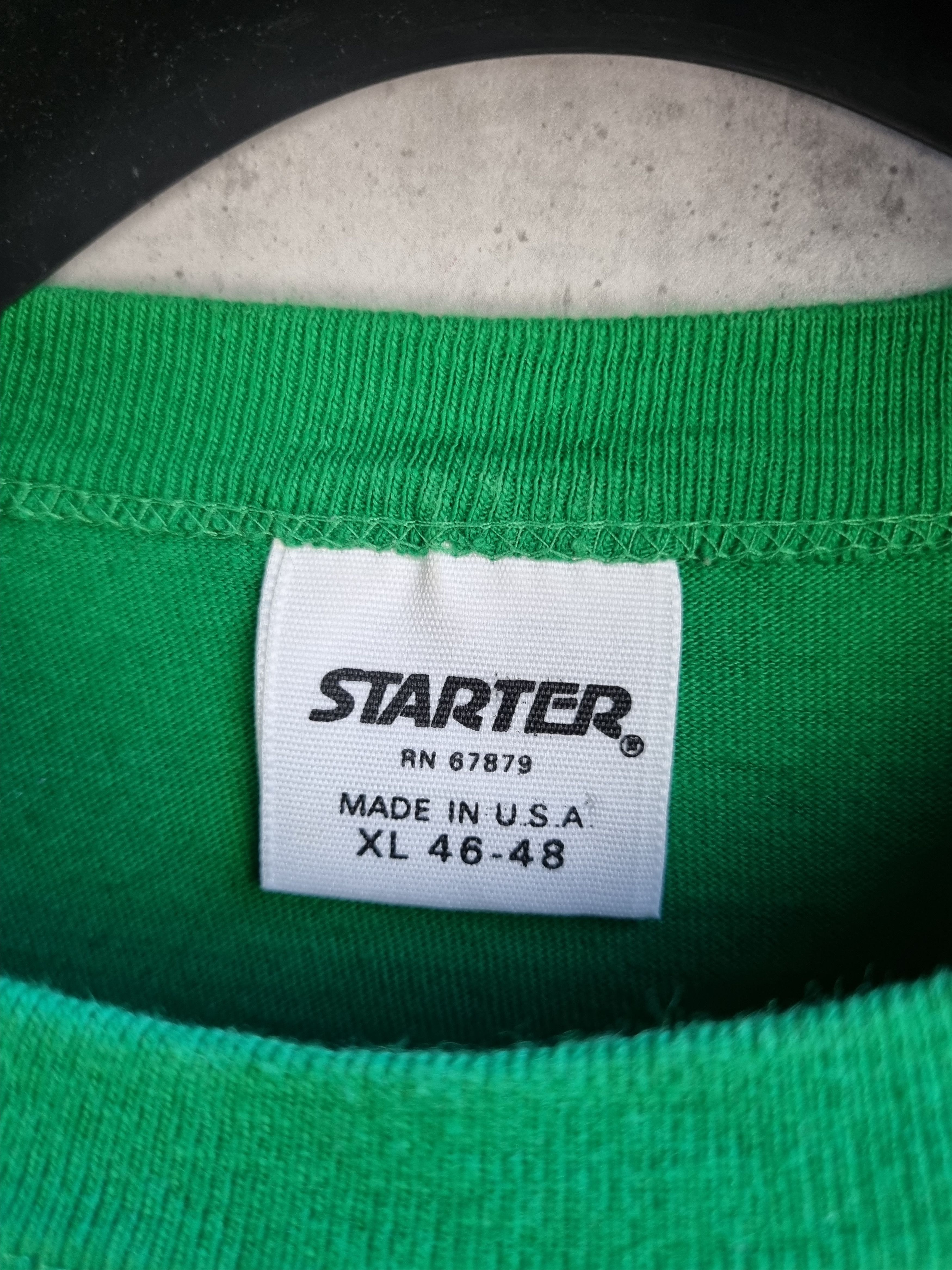 NBA × Starter 1989 Single Stitch Larry Bird Boston Celtics Vintage tee Size US M / EU 48-50 / 2 - 7 Thumbnail