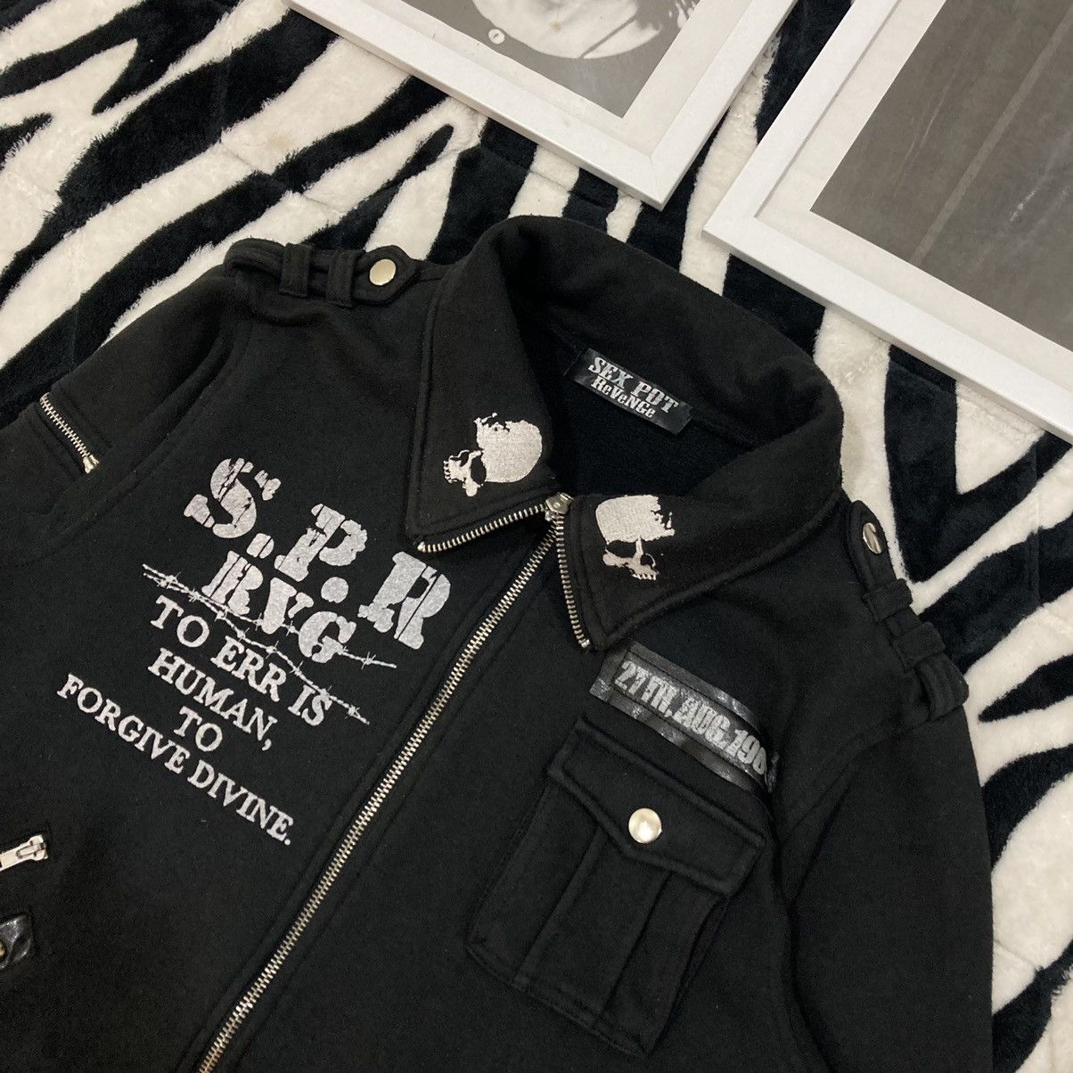 Sex Pot ReVeNGe 🇯🇵☠️ SEX POT REVENGE SKULL PUNK GOTHIC JACKET Size US M / EU 48-50 / 2 - 2 Thumbnail
