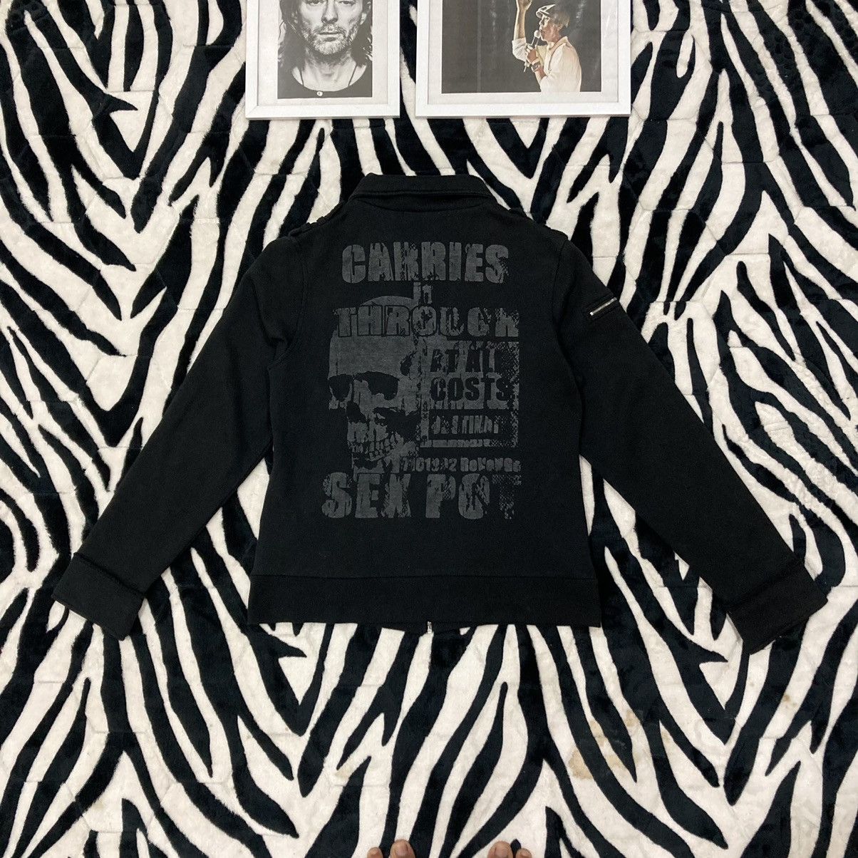 Sex Pot ReVeNGe 🇯🇵☠️ SEX POT REVENGE SKULL PUNK GOTHIC JACKET Size US M / EU 48-50 / 2 - 7 Thumbnail