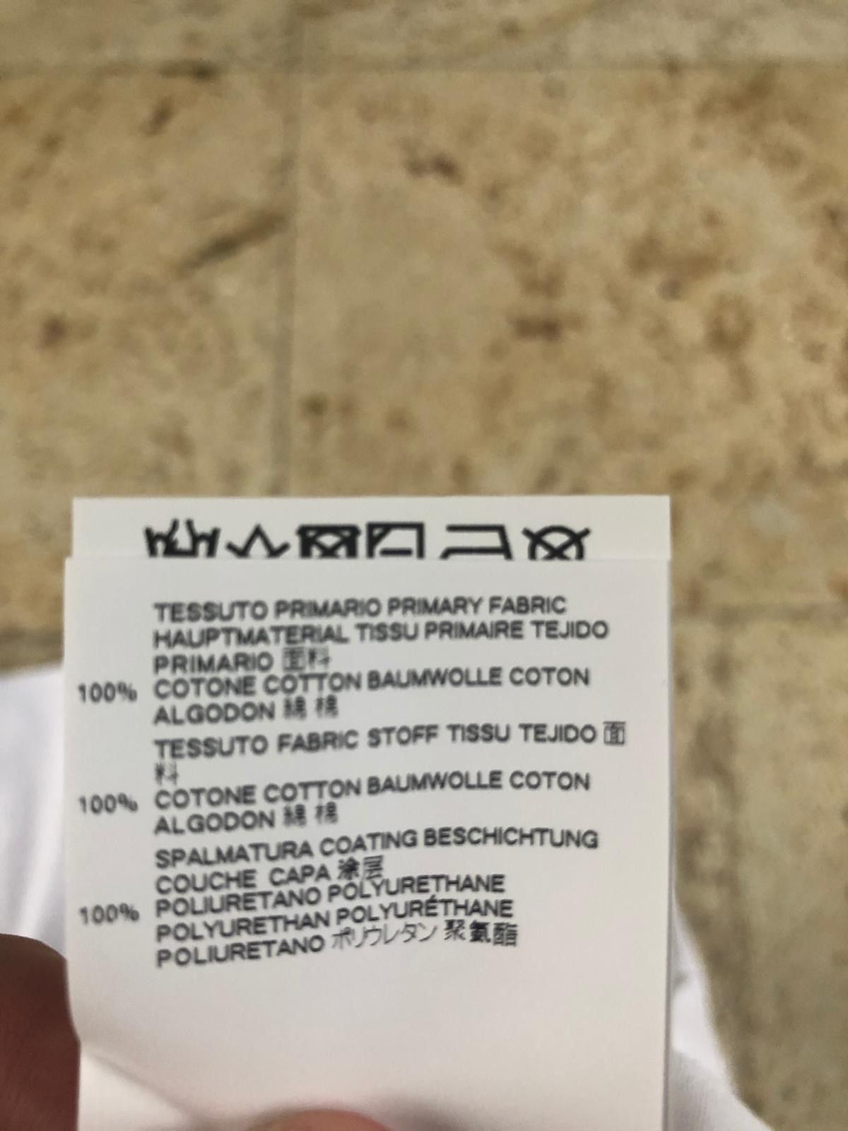 Maison Margiela o1rshd Large Box Logo Tee, SS in White Size US S / EU 44-46 / 1 - 7 Thumbnail