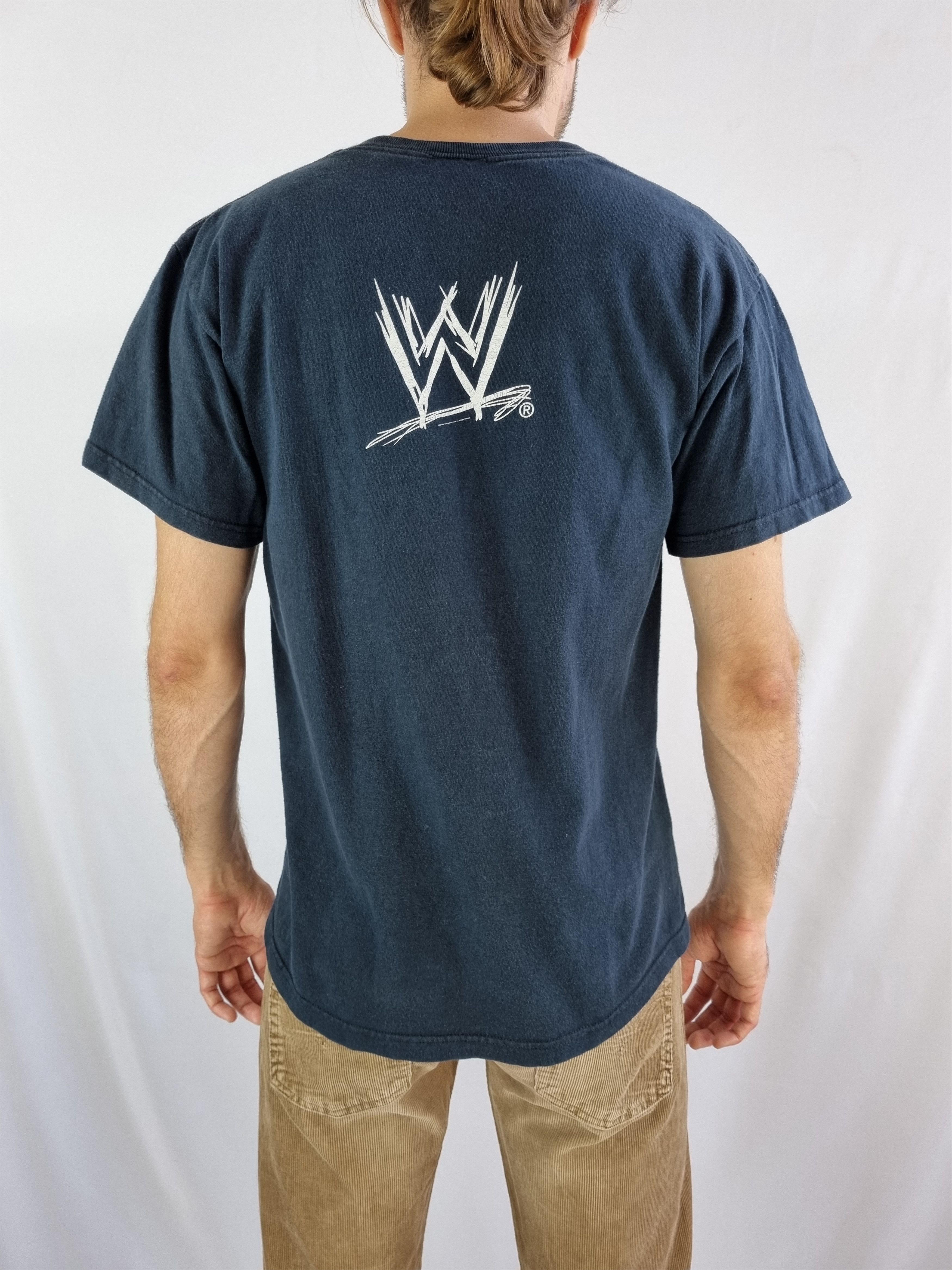 WWE × WWF Rare 90s WWF The UNDERTAKER Tee shirt faded Size US S / EU 44-46 / 1 - 5 Thumbnail