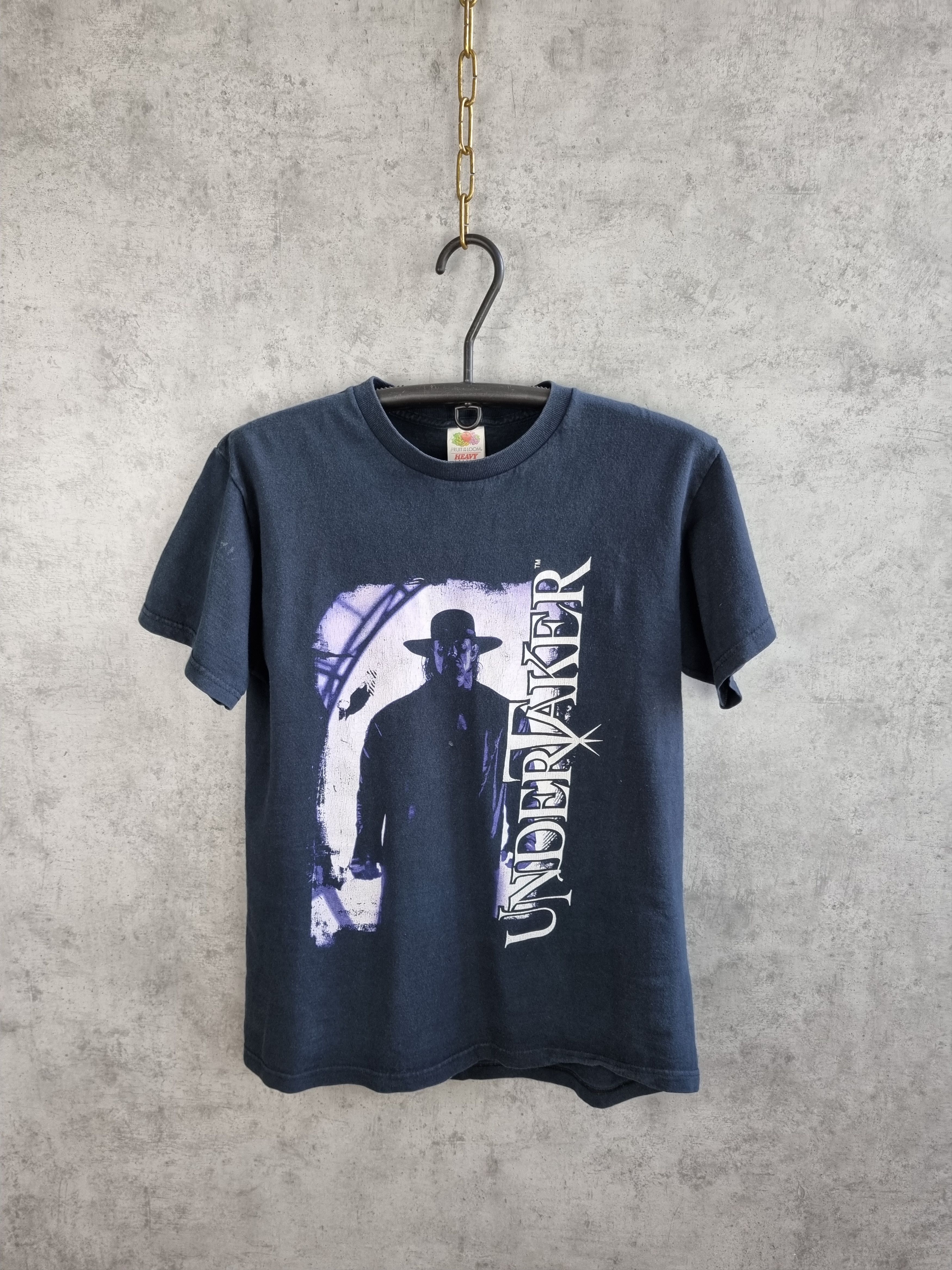 WWE × WWF Rare 90s WWF The UNDERTAKER Tee shirt faded Size US S / EU 44-46 / 1 - 2 Thumbnail