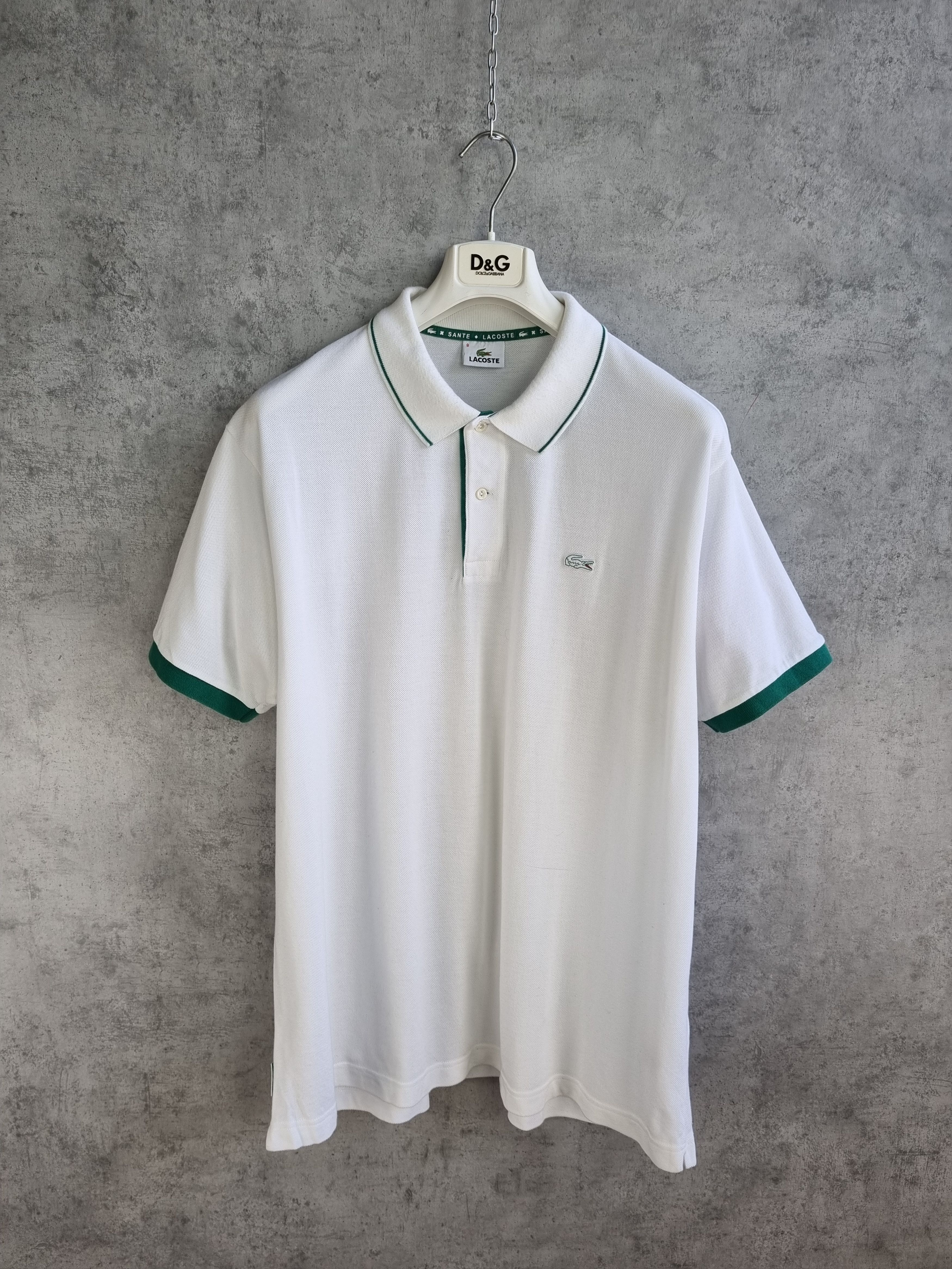 Lacoste × Vintage LACOSTE x Sante Golf Rare Limited Edition Polo Shirt Tee Size US XL / EU 56 / 4 - 2 Thumbnail