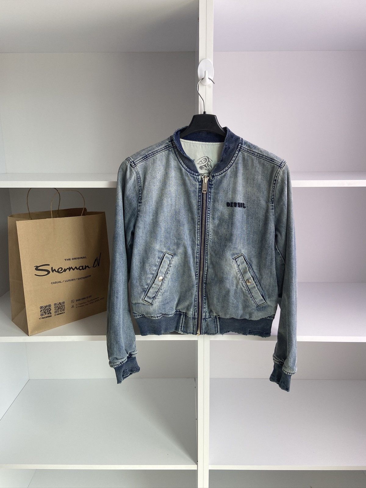 Diesel × Vintage Diesel Vintage Jeans Jacket Y2K Size US M / EU 48-50 / 2 - 2 Thumbnail