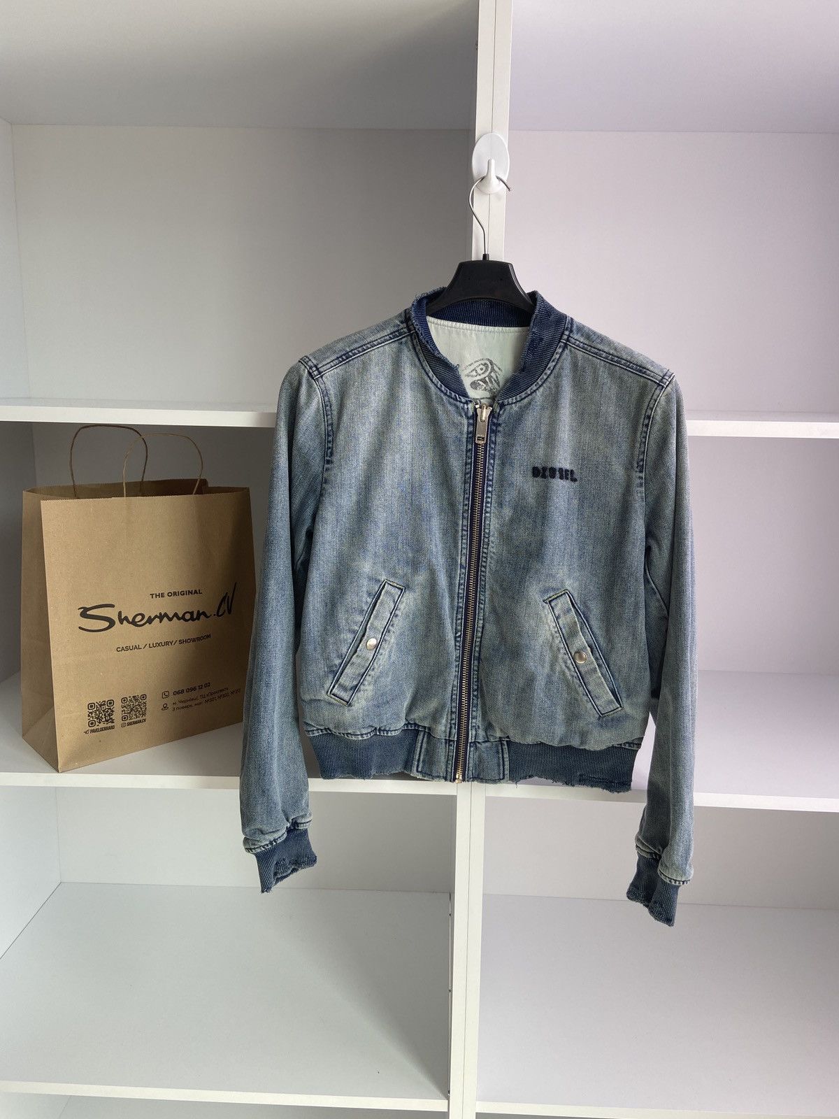 Diesel × Vintage Diesel Vintage Jeans Jacket Y2K Size US M / EU 48-50 / 2 - 1 Thumbnail