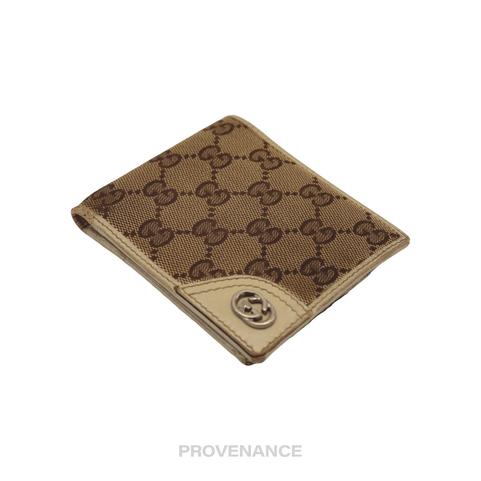 Gucci 🔴 Gucci Bifold Wallet - GG Canvas White Size ONE SIZE - 4 Thumbnail