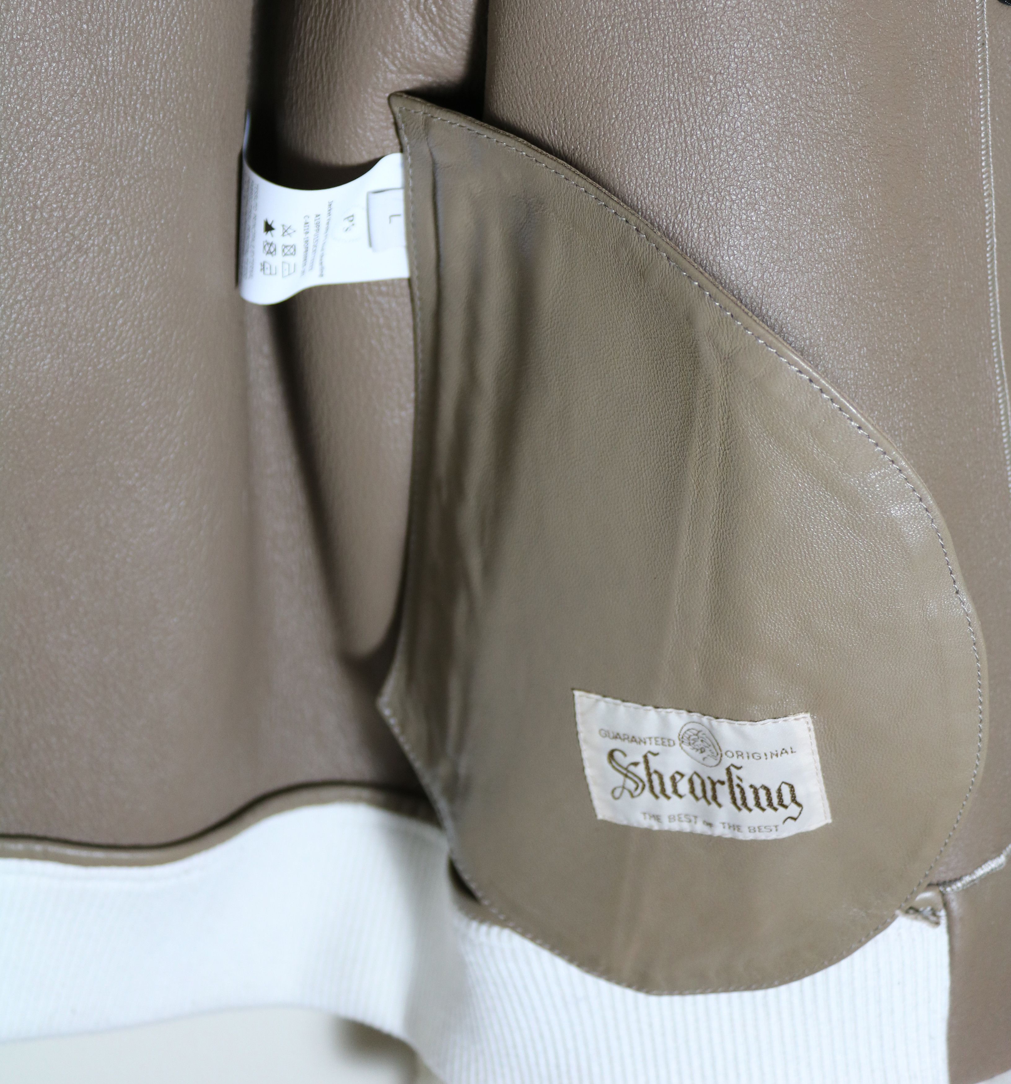 President's President's Tuscany Shearling Leather Varsity Jacket Size US L / EU 52-54 / 3 - 7 Thumbnail