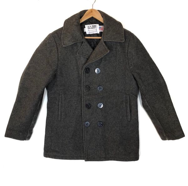 Schott Schott US 740N Pea Coat Jacket Made in Usa | Grailed