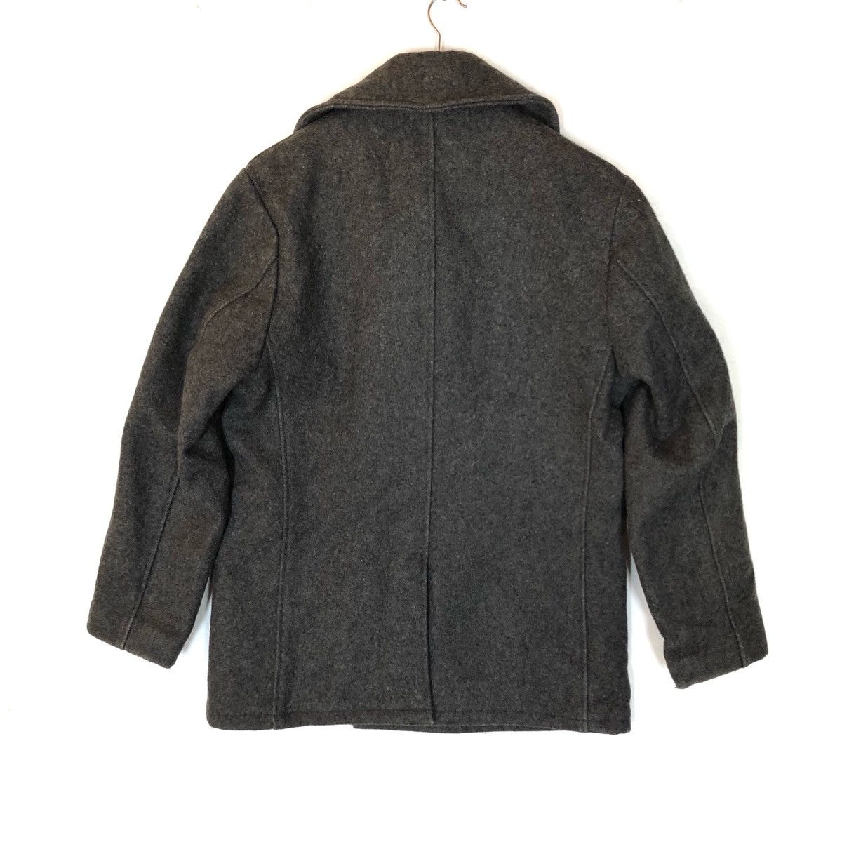 Schott Schott US 740N Pea Coat Jacket Made in Usa Size US M / EU 48-50 / 2 - 2 Thumbnail