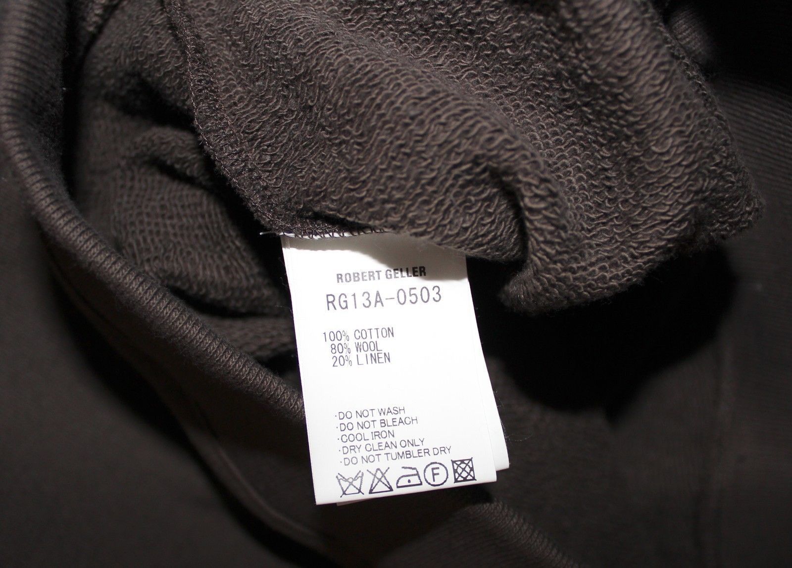 Robert Geller Robert Geller Japan Cotton Wool Linen Sweatshirt Size 44 Size US XS / EU 42 / 0 - 4 Thumbnail