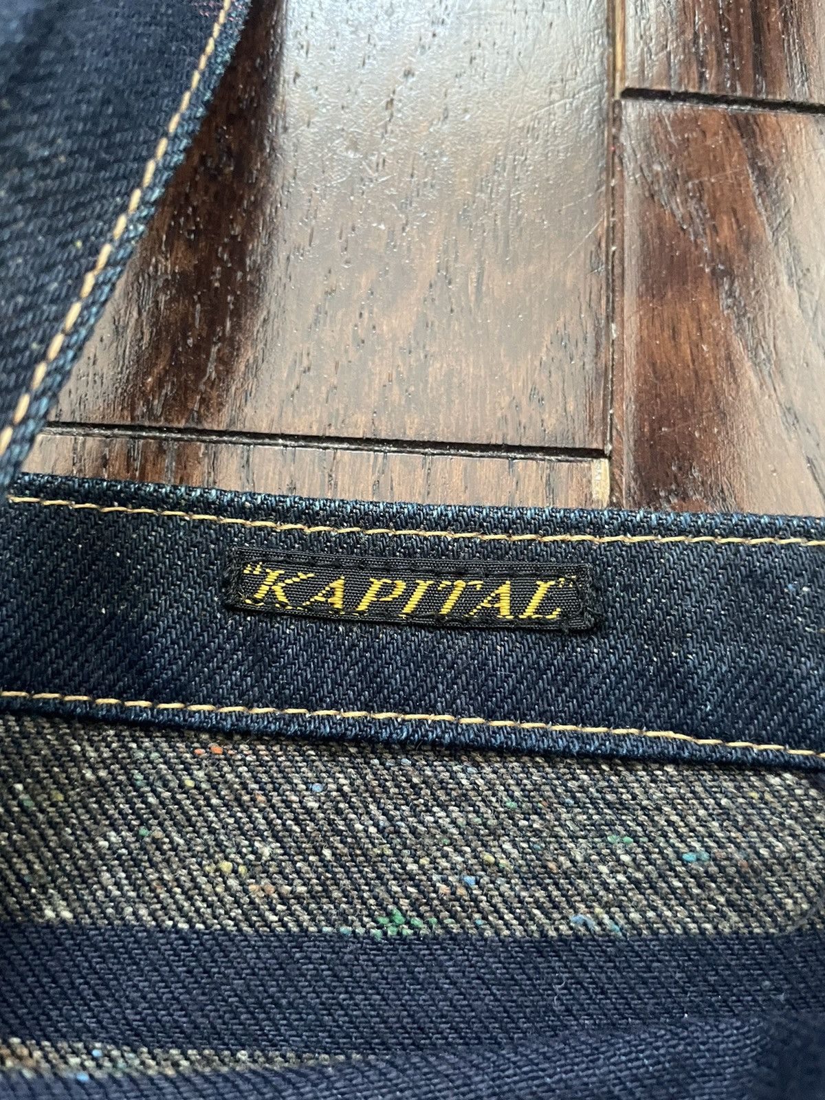 Kapital × Kapital Kountry Kapital Logo Tote Bag Reversible Raw Denim Size ONE SIZE - 5 Thumbnail