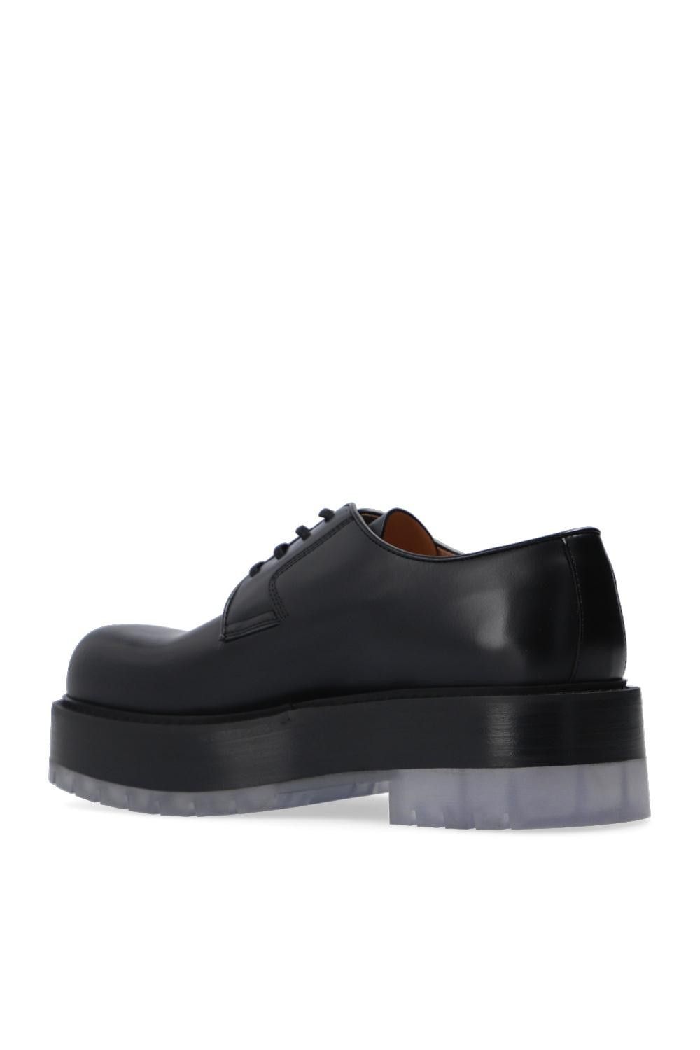 Bottega Veneta Stilt Derby Boots in Black Color Size US 10.5 / EU 43-44 - 2 Thumbnail