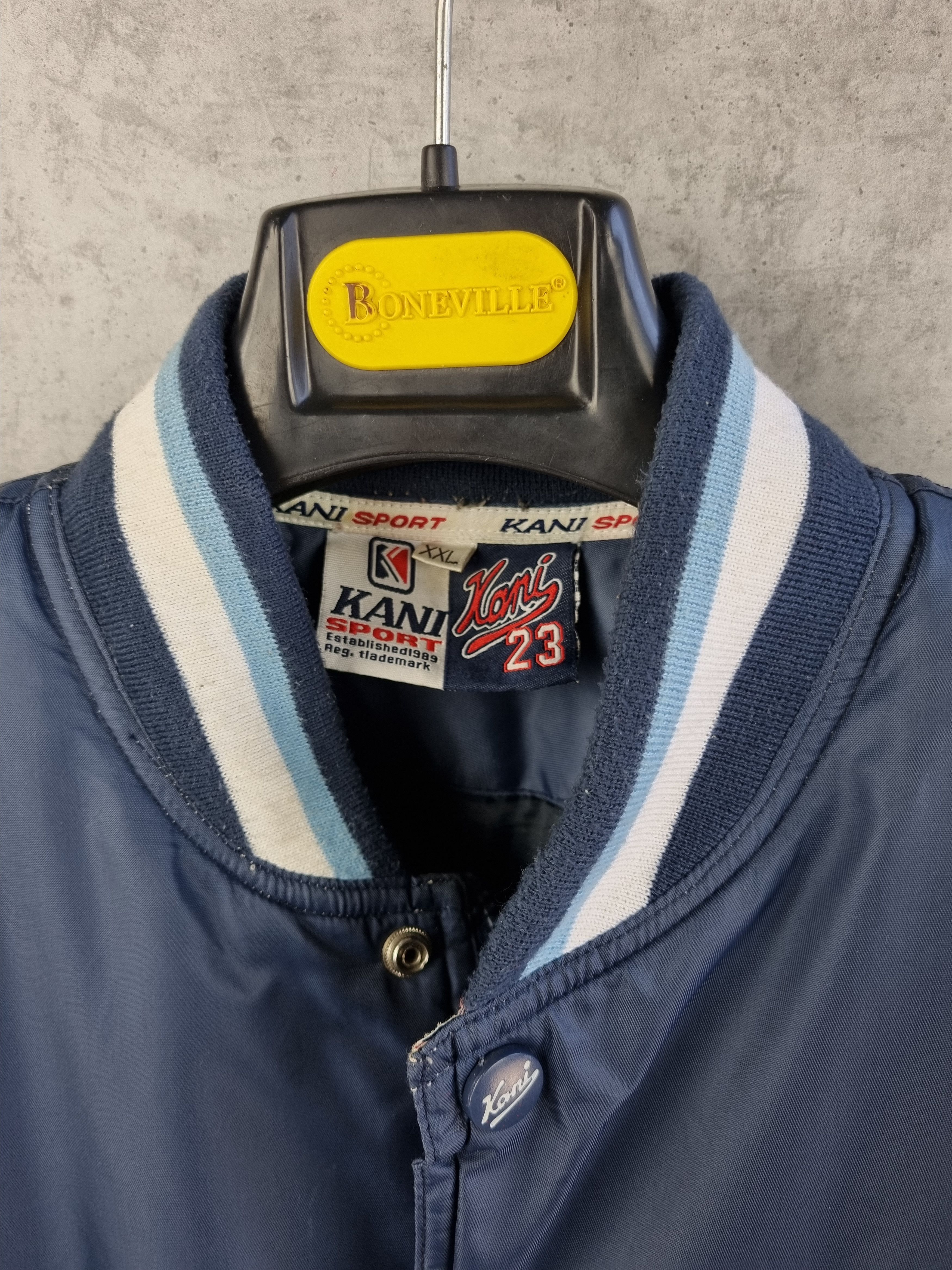 Karl Kani × Rap Tees Iconic Karl Kani Brooklyn NYC Logo Vintage Bomber Jacket Size US XL / EU 56 / 4 - 12 Thumbnail