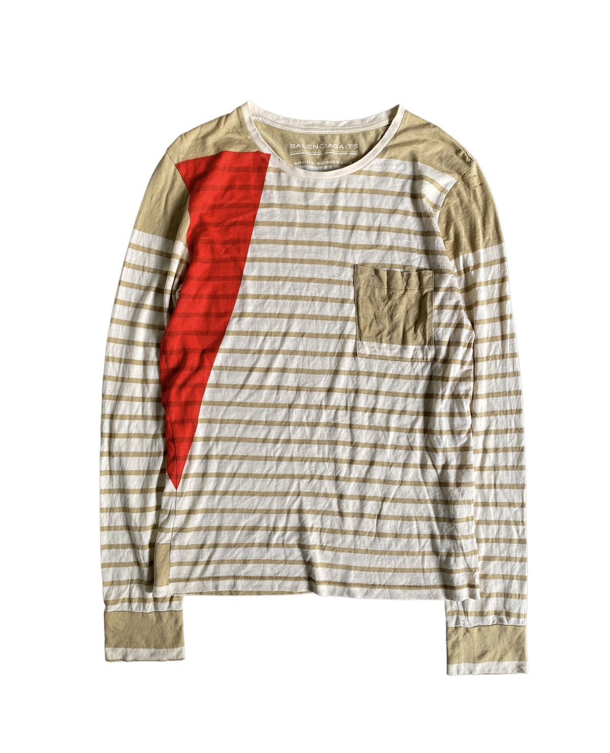 Balenciaga SS12 LS stripe Size US S / EU 44-46 / 1 - 1 Thumbnail