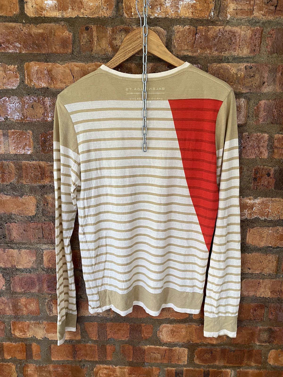 Balenciaga SS12 LS stripe Size US S / EU 44-46 / 1 - 8 Thumbnail
