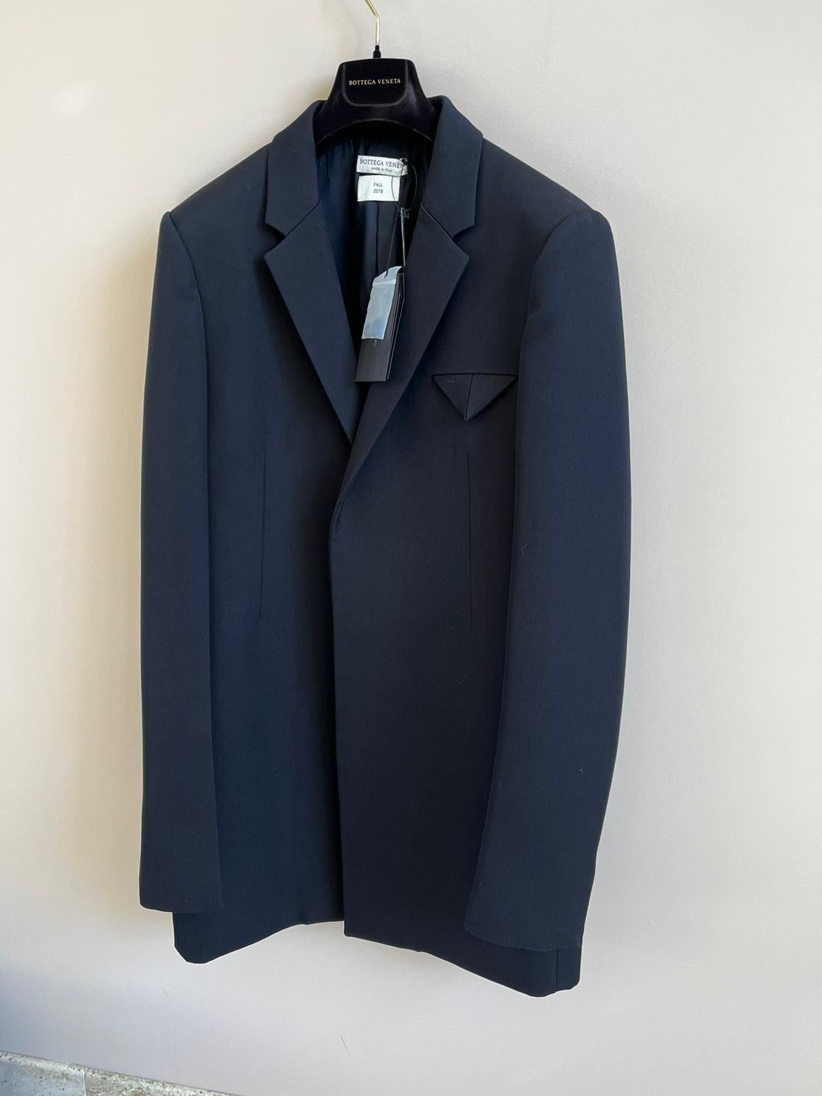 Bottega Veneta Double Compact Wool Blazer in Black Color Size US L / EU 52-54 / 3 - 3 Thumbnail