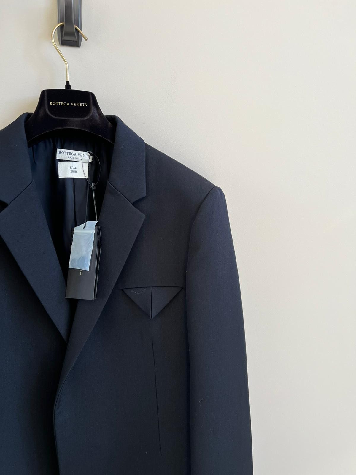Bottega Veneta Double Compact Wool Blazer in Black Color Size US L / EU 52-54 / 3 - 2 Thumbnail