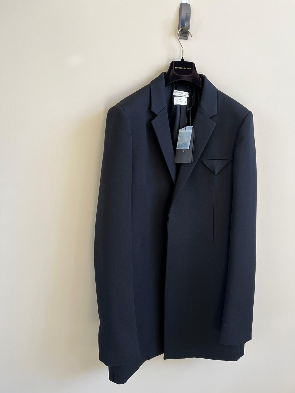 Bottega Veneta Double Compact Wool Blazer in Black Color Size US L / EU 52-54 / 3 - 8 Thumbnail
