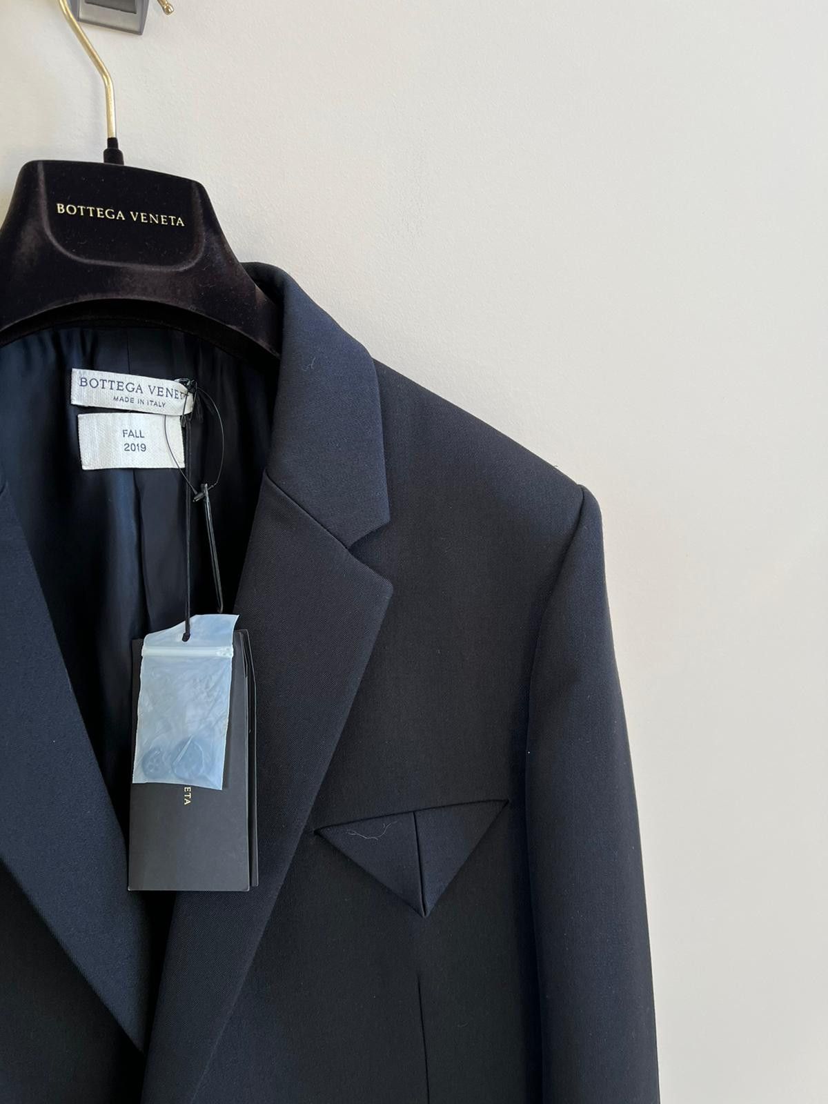 Bottega Veneta Double Compact Wool Blazer in Black Color Size US L / EU 52-54 / 3 - 5 Thumbnail