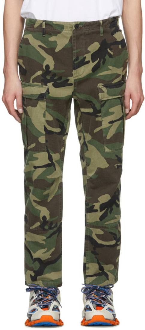 Balenciaga Balenciaga Camo Slim Fit Pants Size US 32 / EU 48 - 4 Thumbnail