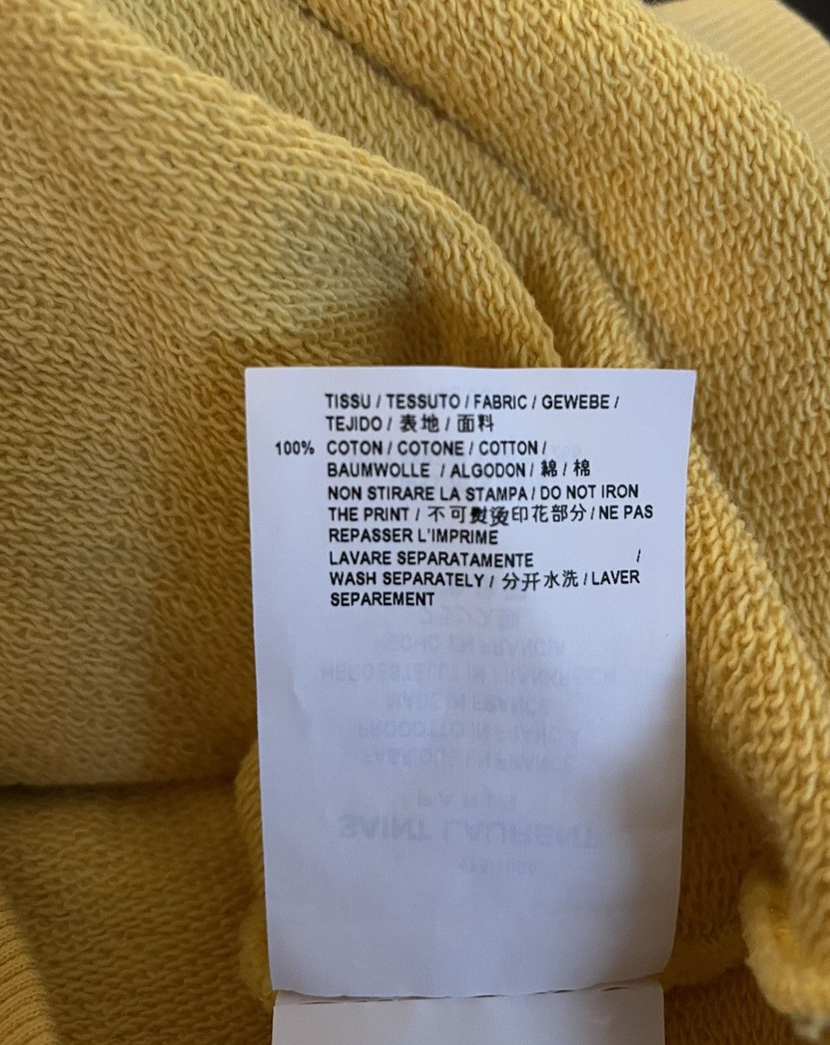 Hedi Slimane × Saint Laurent Paris × Yves Saint Laurent Super Rare Limited Edition Destroy Distressed Universitr Top Size US L / EU 52-54 / 3 - 3 Thumbnail