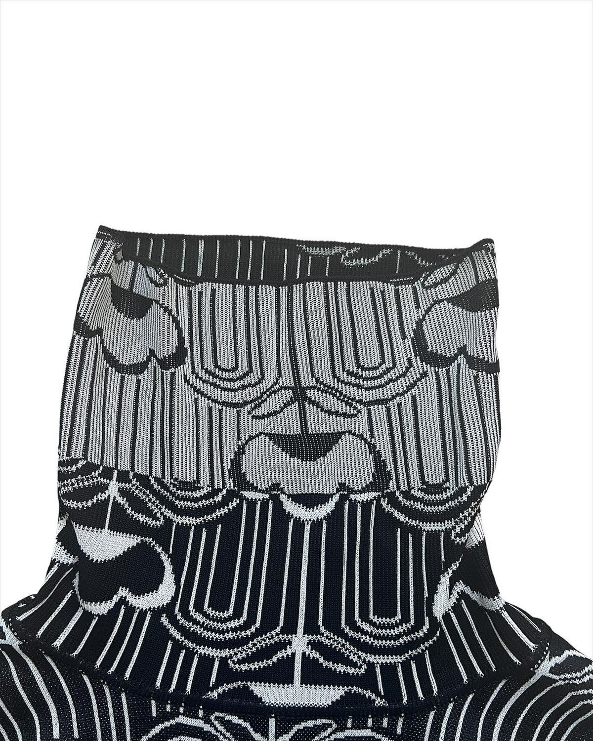 Prada × Raf Simons RAF Simons Miuccia Prada 2021 Flower Jacquard Turtleneck Size US L / EU 52-54 / 3 - 3 Thumbnail